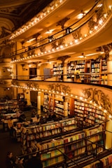 A large library filled with lots of books