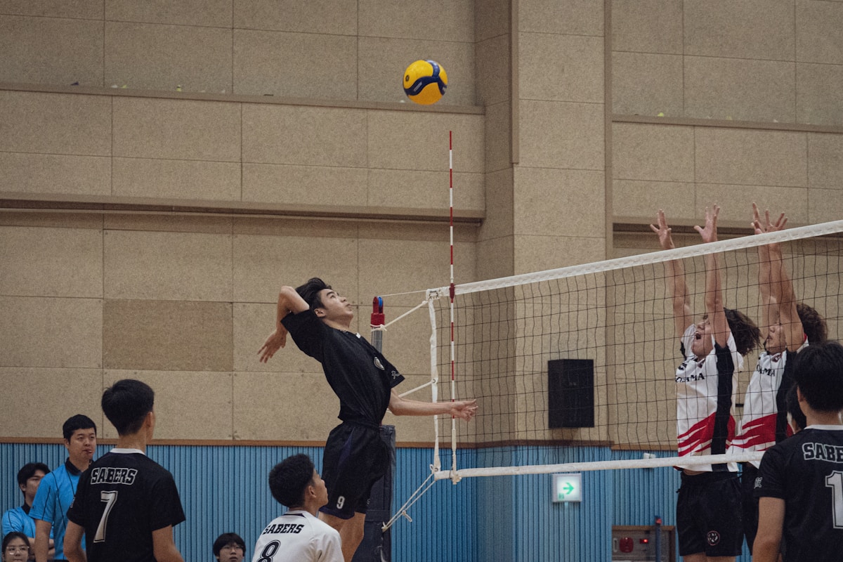 息子のバレーボール大会