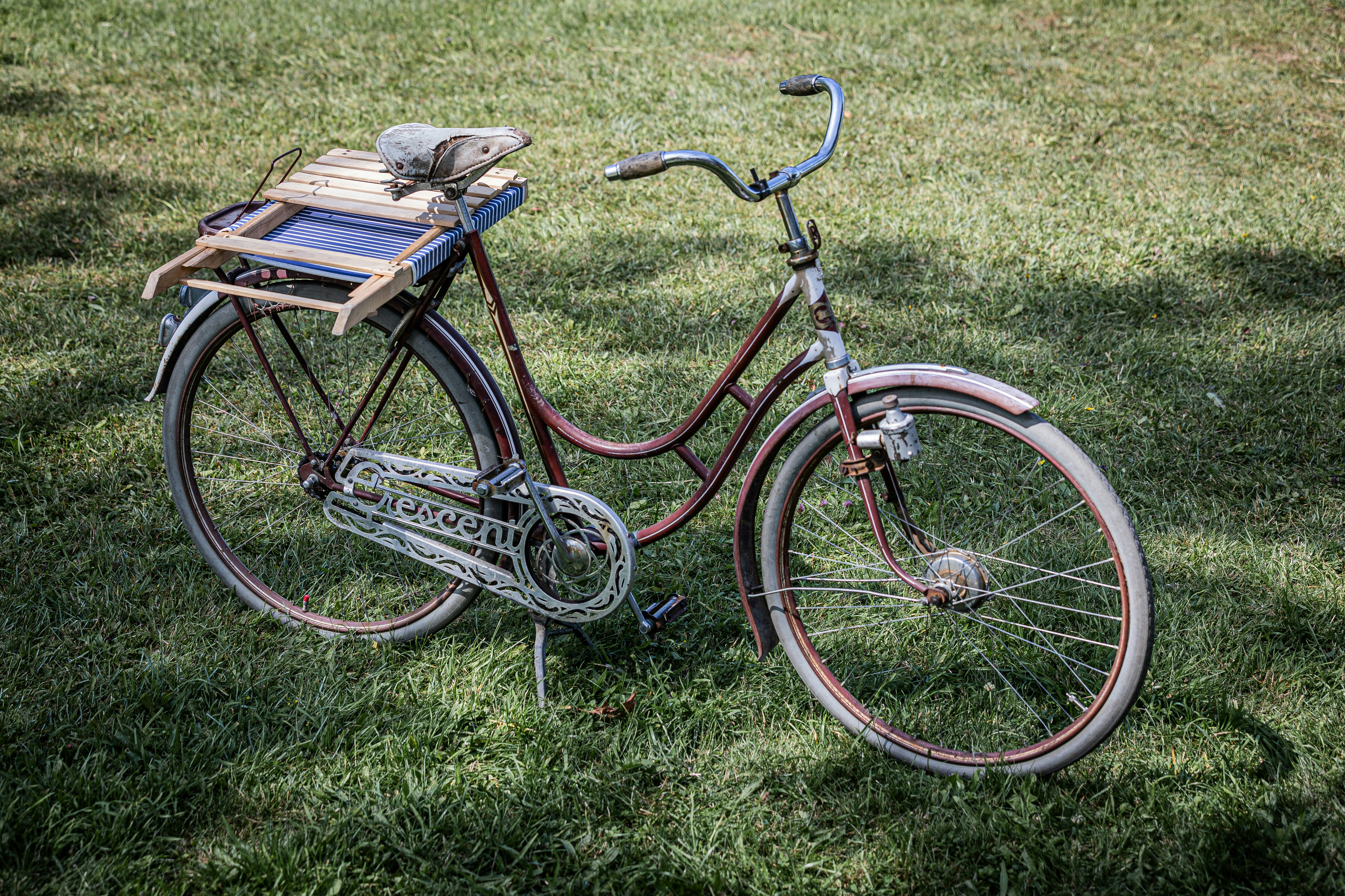 Exemple de vélo électrique rétro avec design vintage
