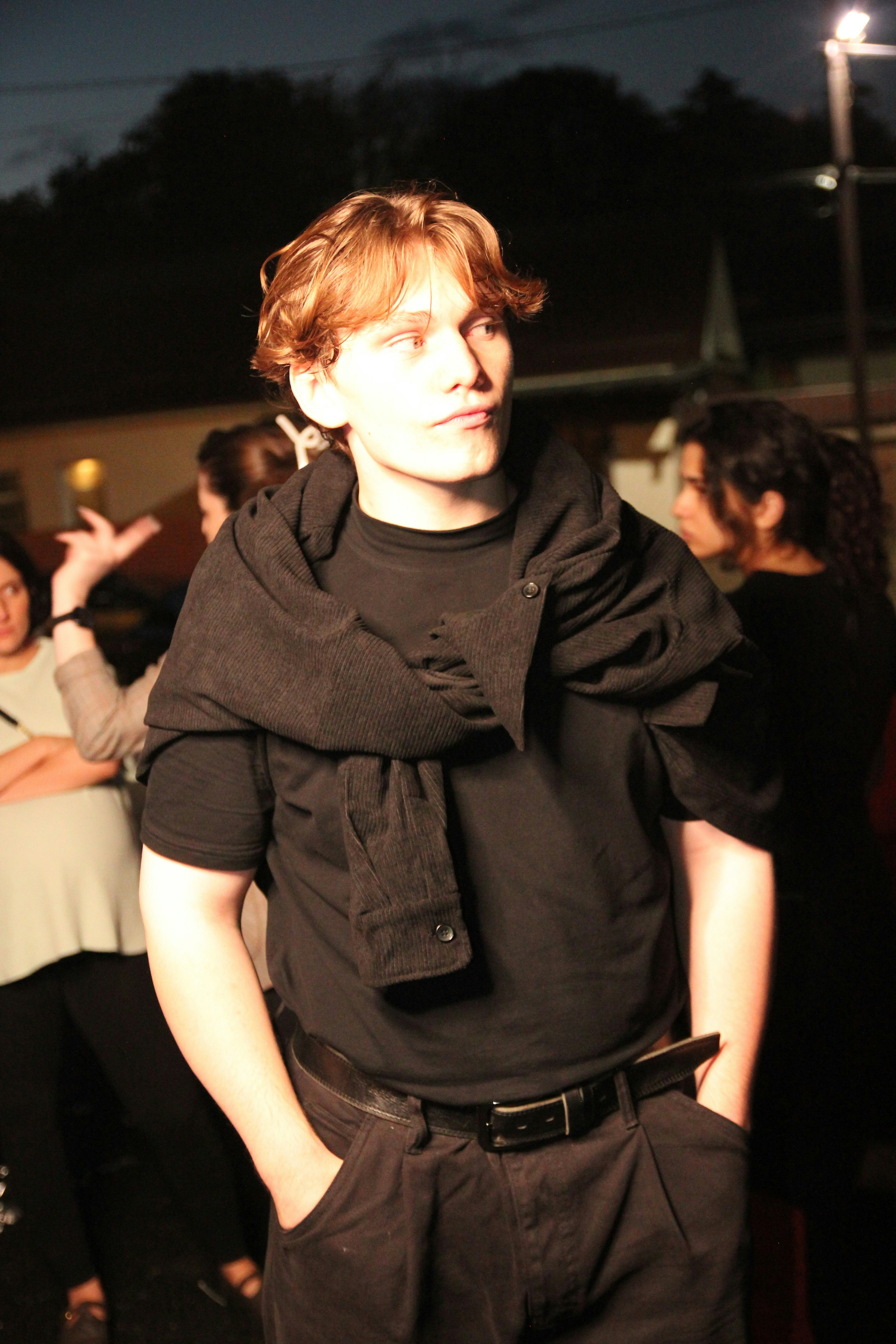 A man standing in front of a group of people