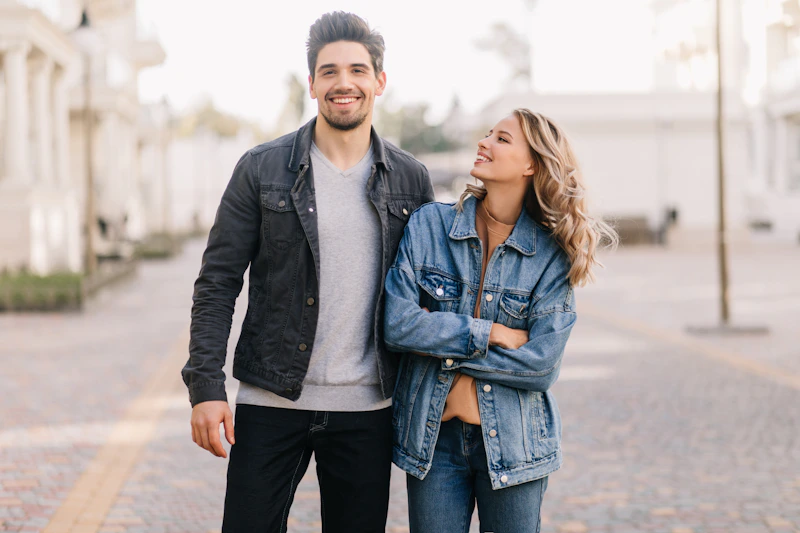 A UK sugar daddy and sugar baby standing together