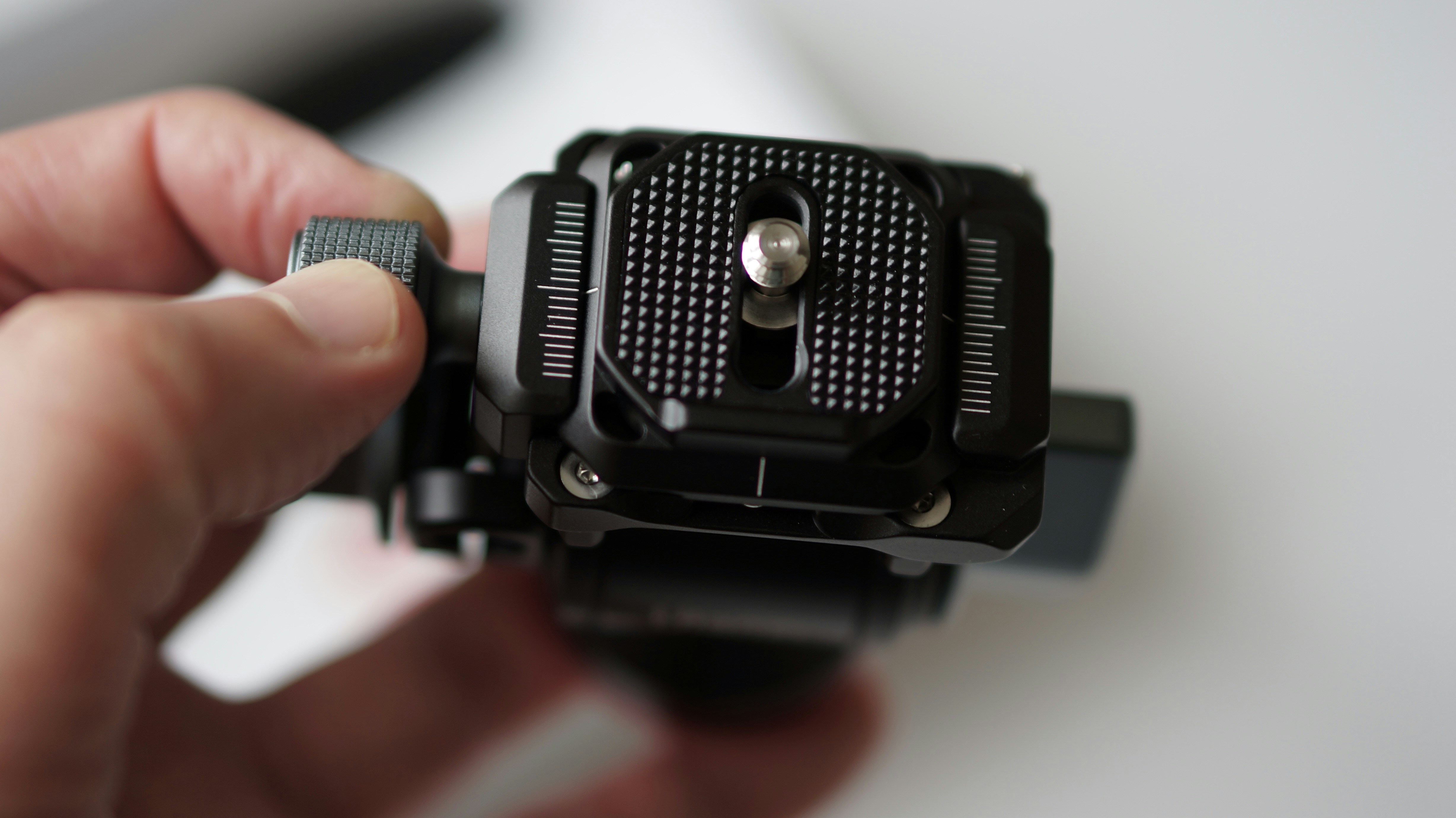 A person holding a camera in their hand