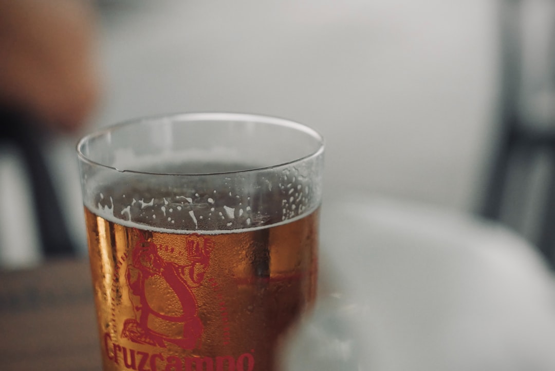 Beer tasting flight glasses for comparing British beer styles