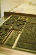 A close up of a book on a table