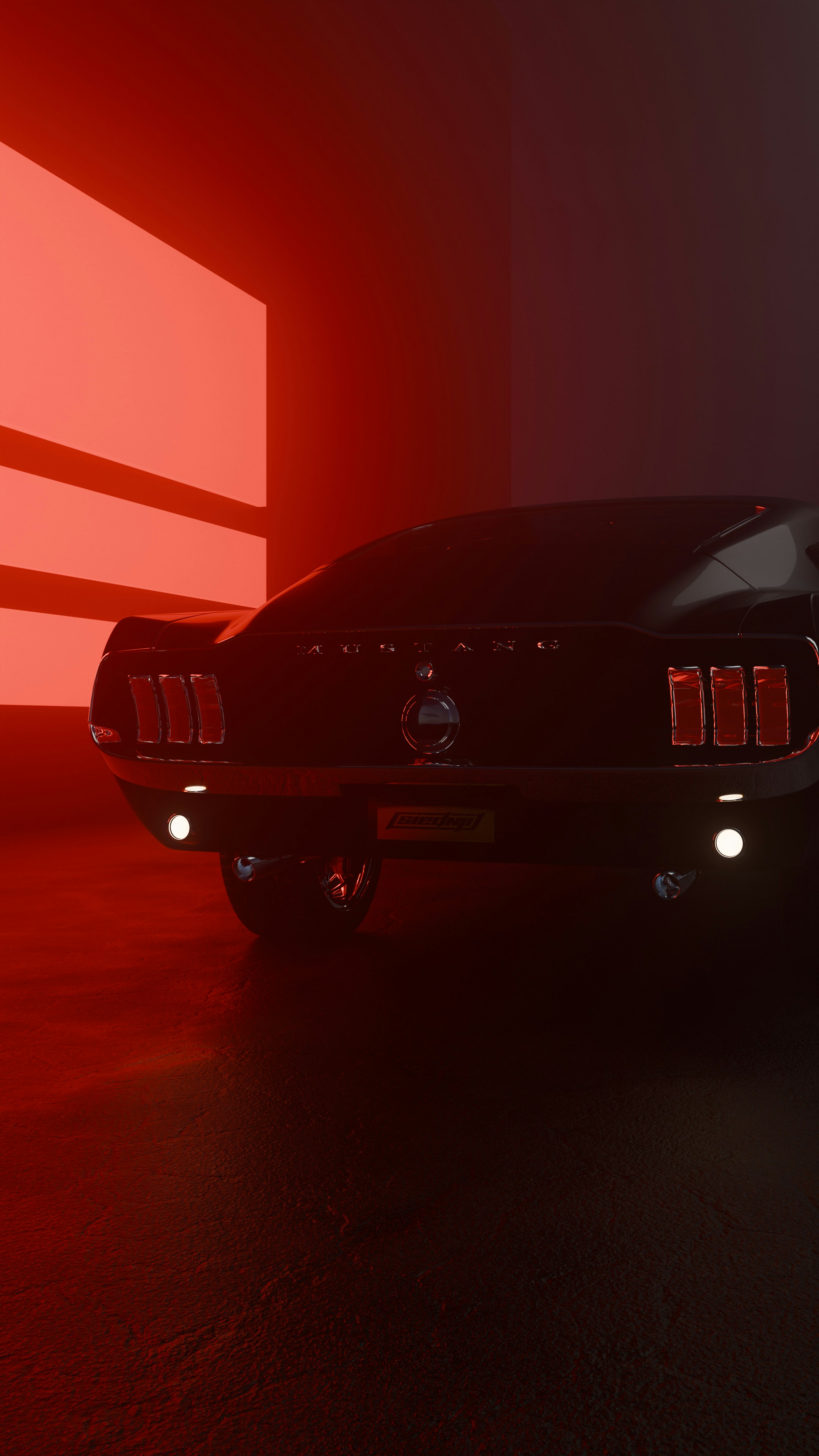 A car is parked in a dimly lit garage photo Free 3d Image on Unsplash