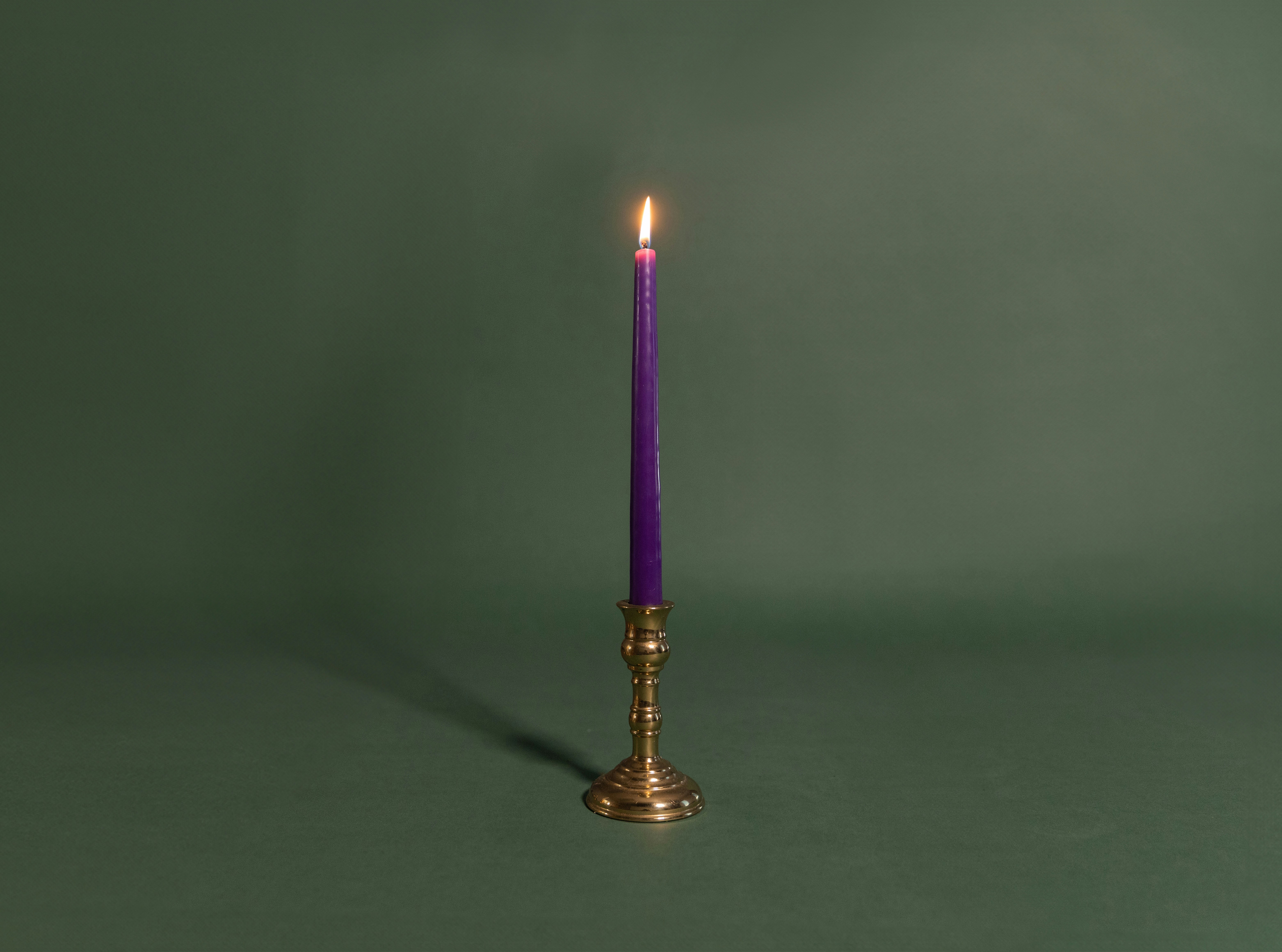 Purple candle