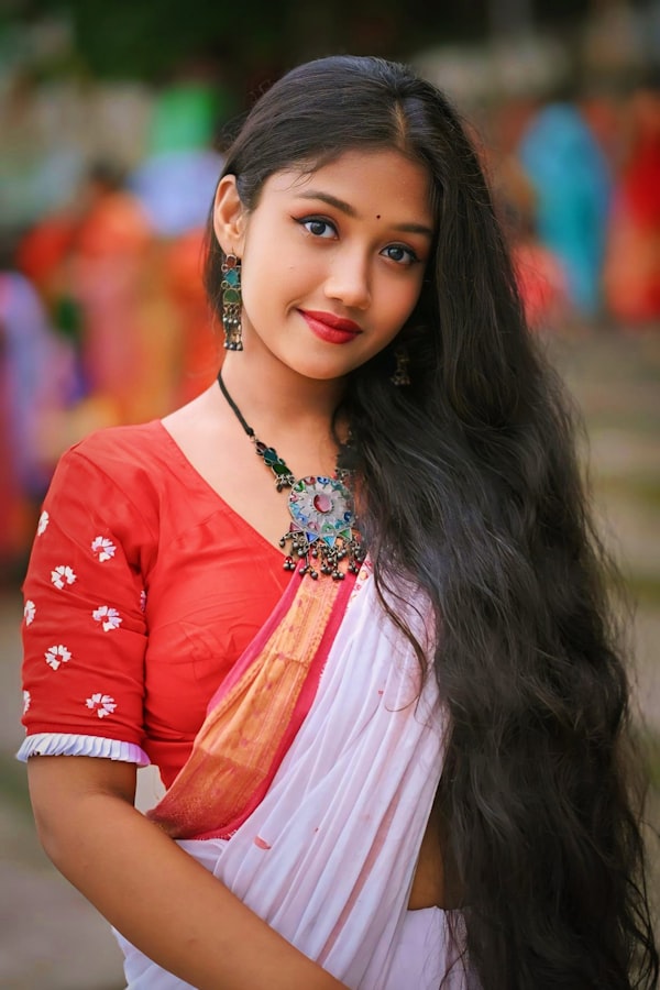 Pearl White Anarkali view 3