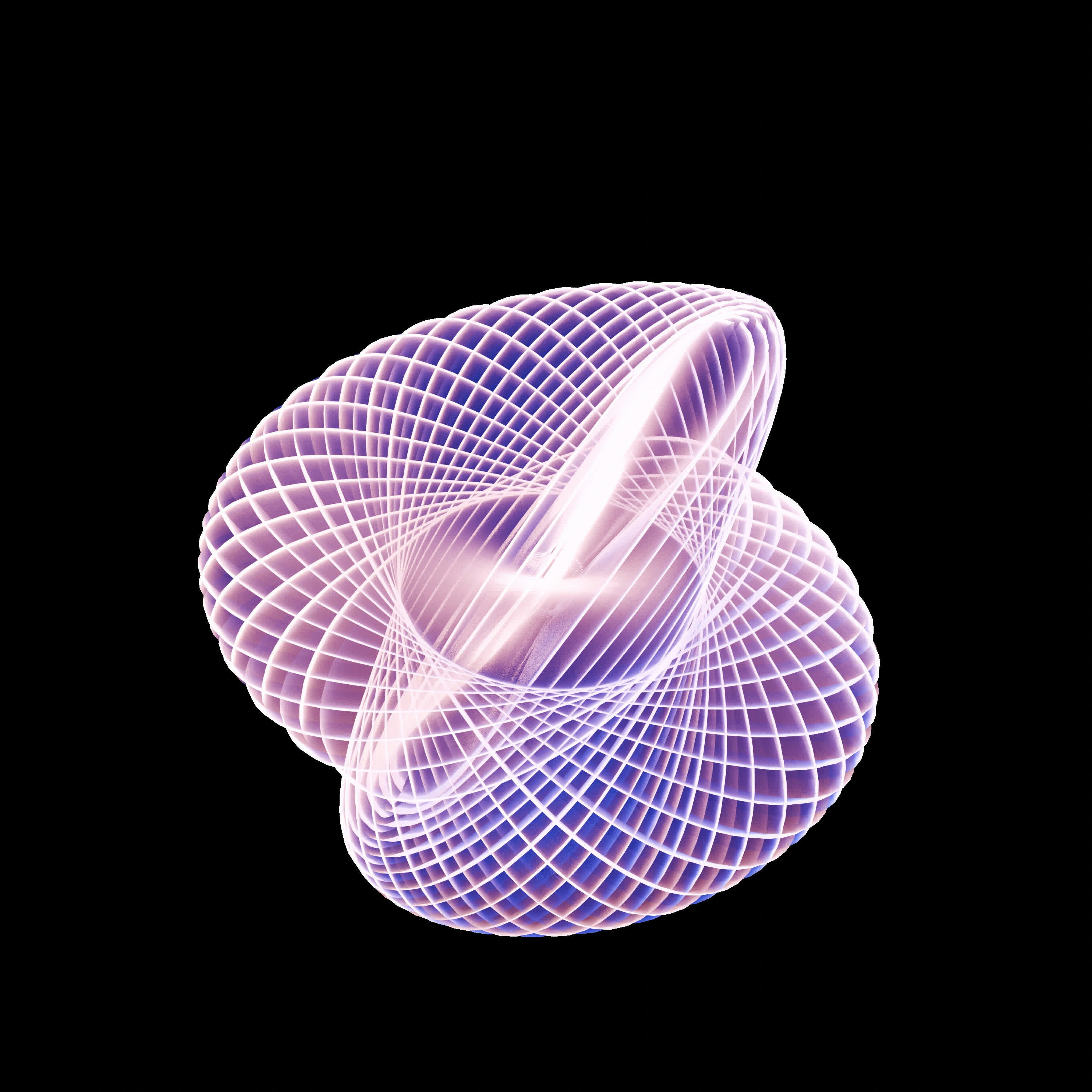 A computer generated image of a spiral