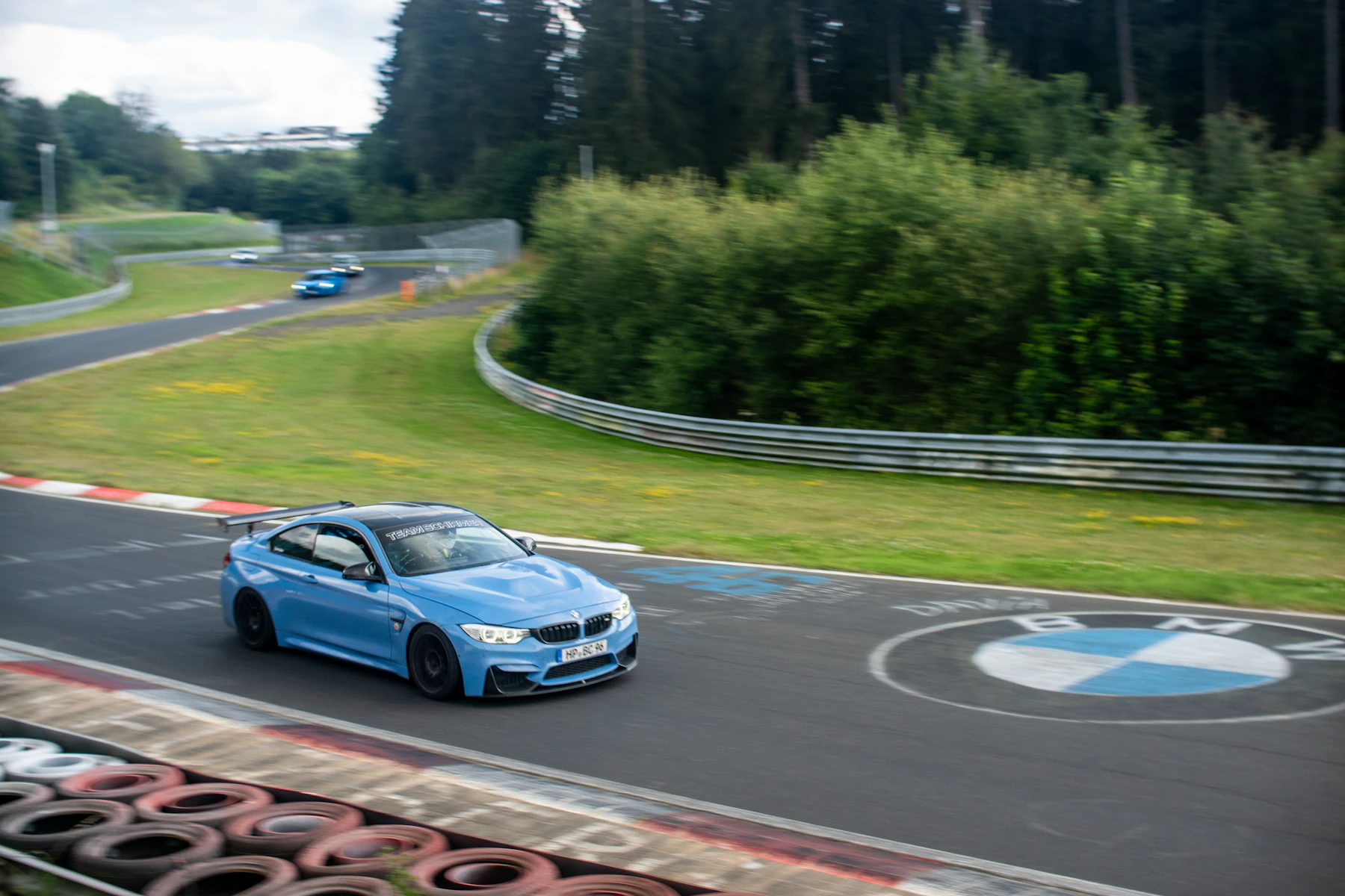 M4 on track