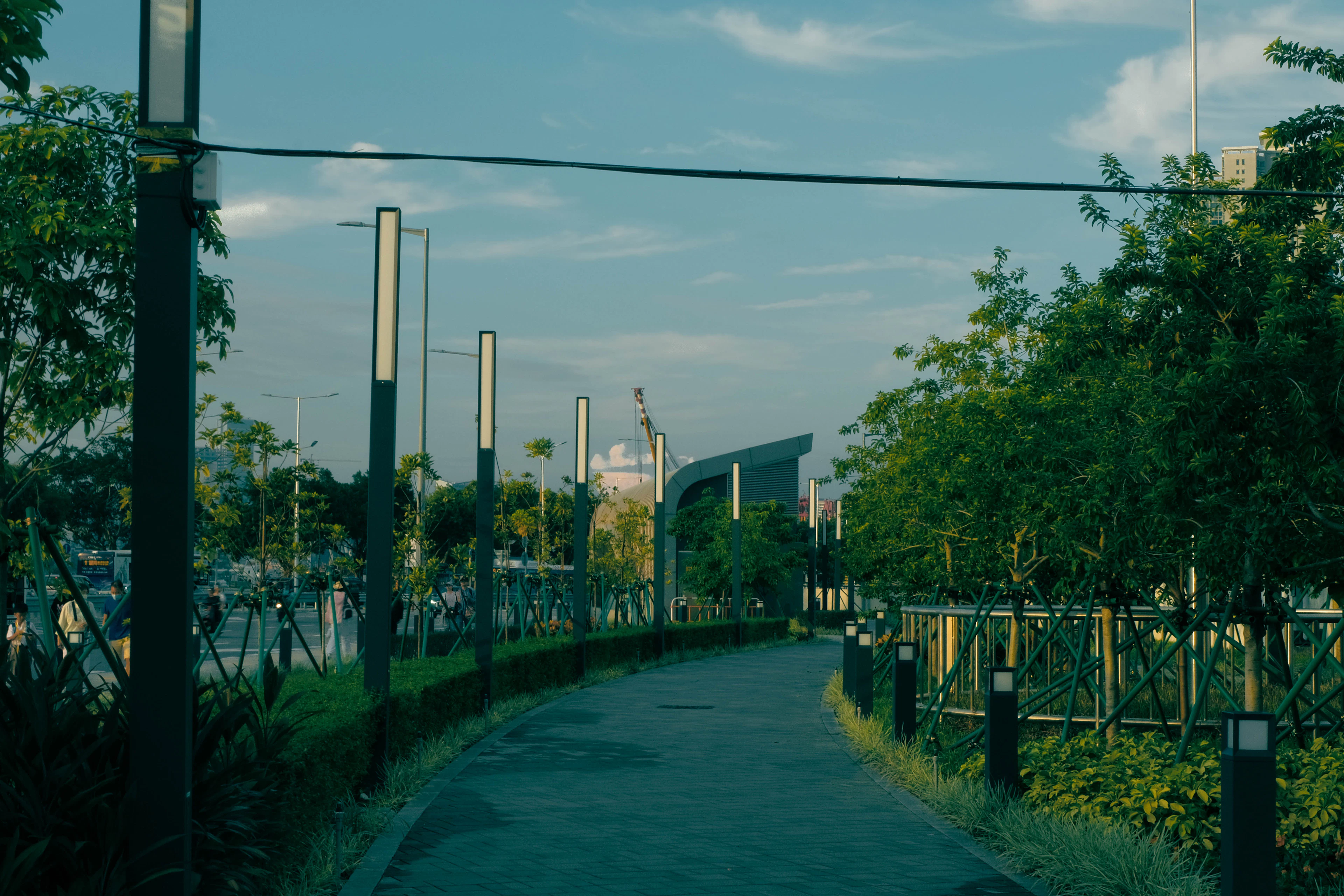 Green space and water in Macau