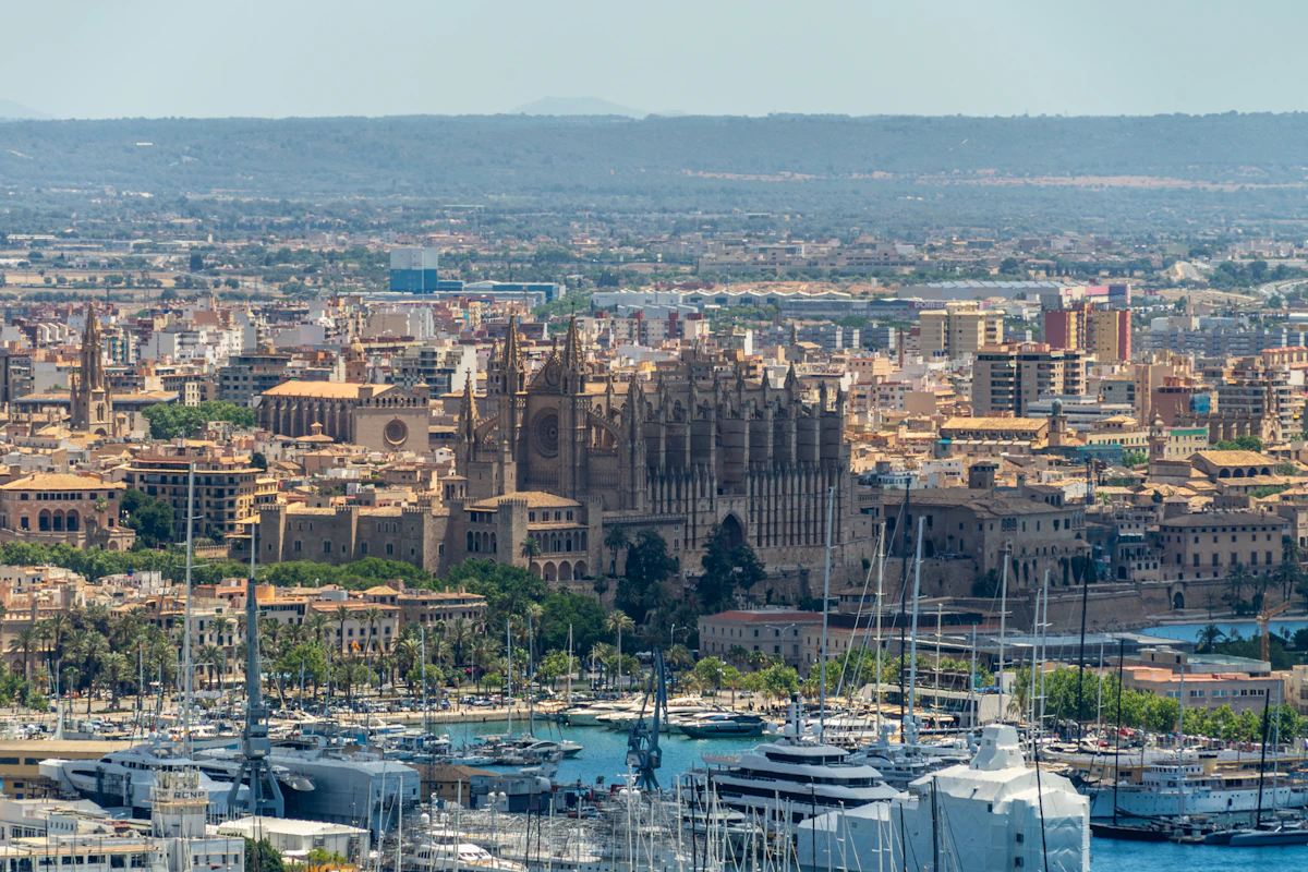 Mediterranean waterfront atmosphere