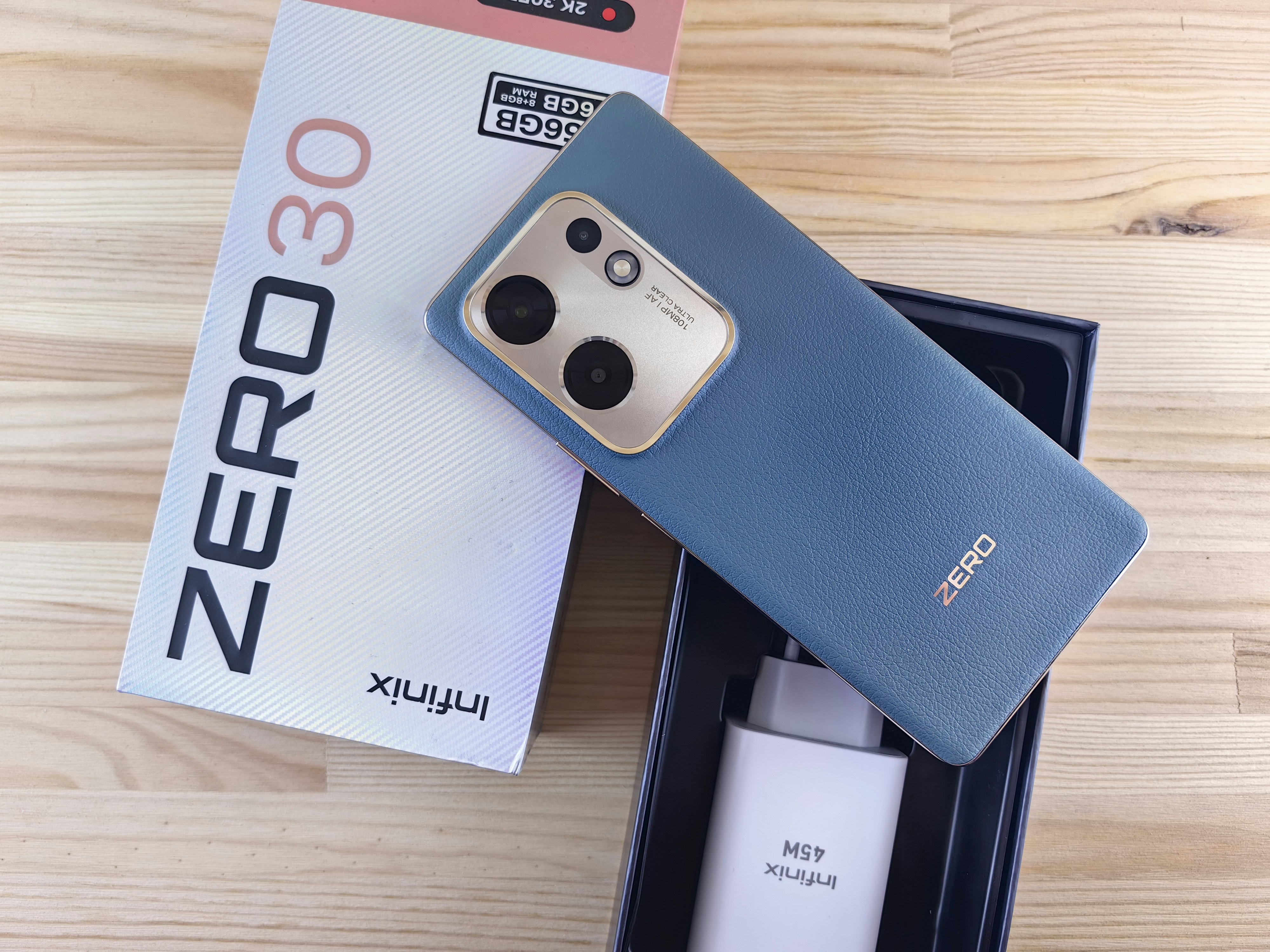 A box with a cell phone inside of it