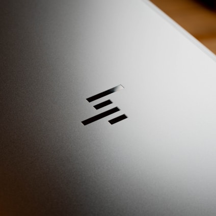 A close up of a laptop on a table