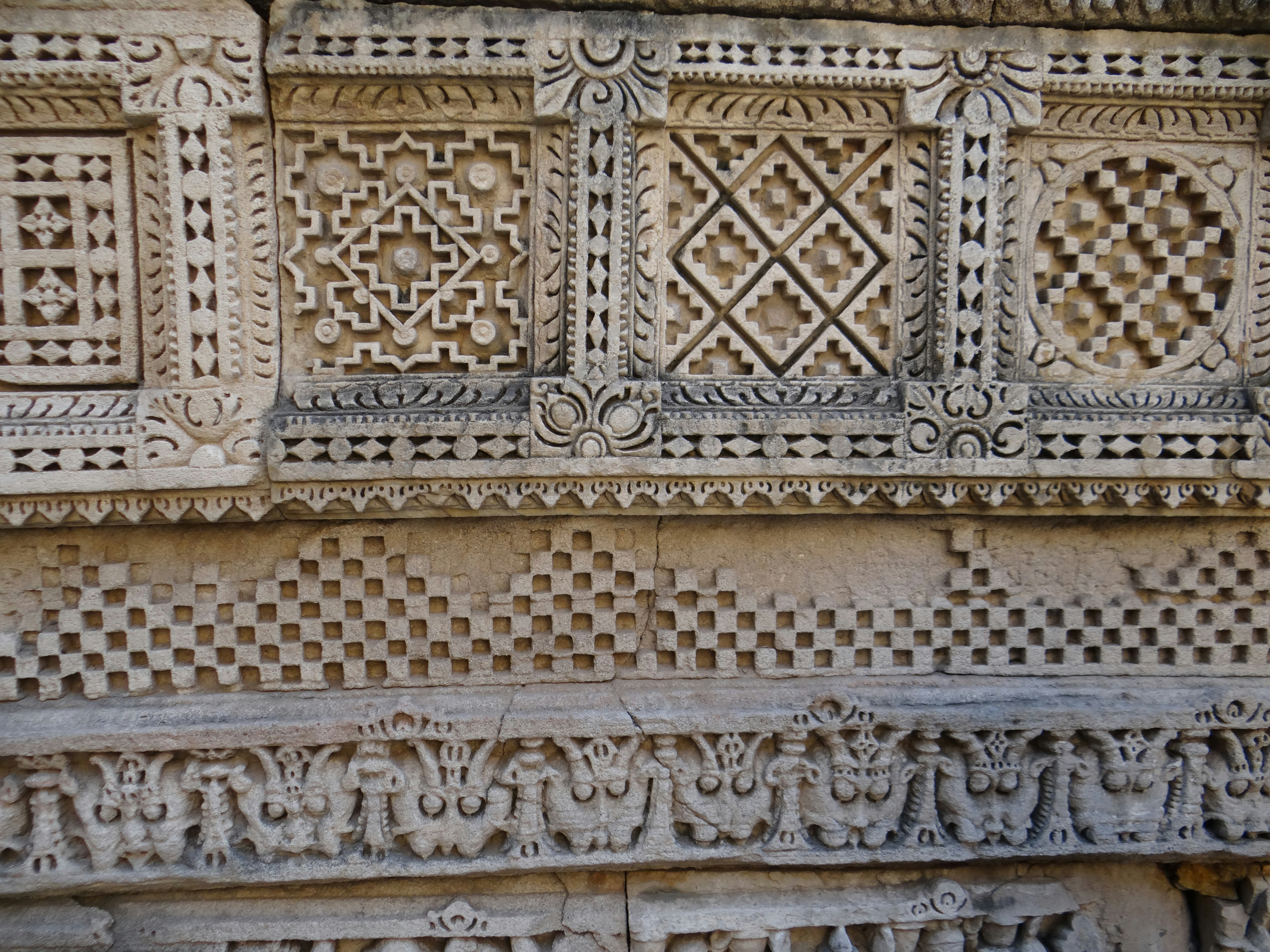 Wall carvings detail