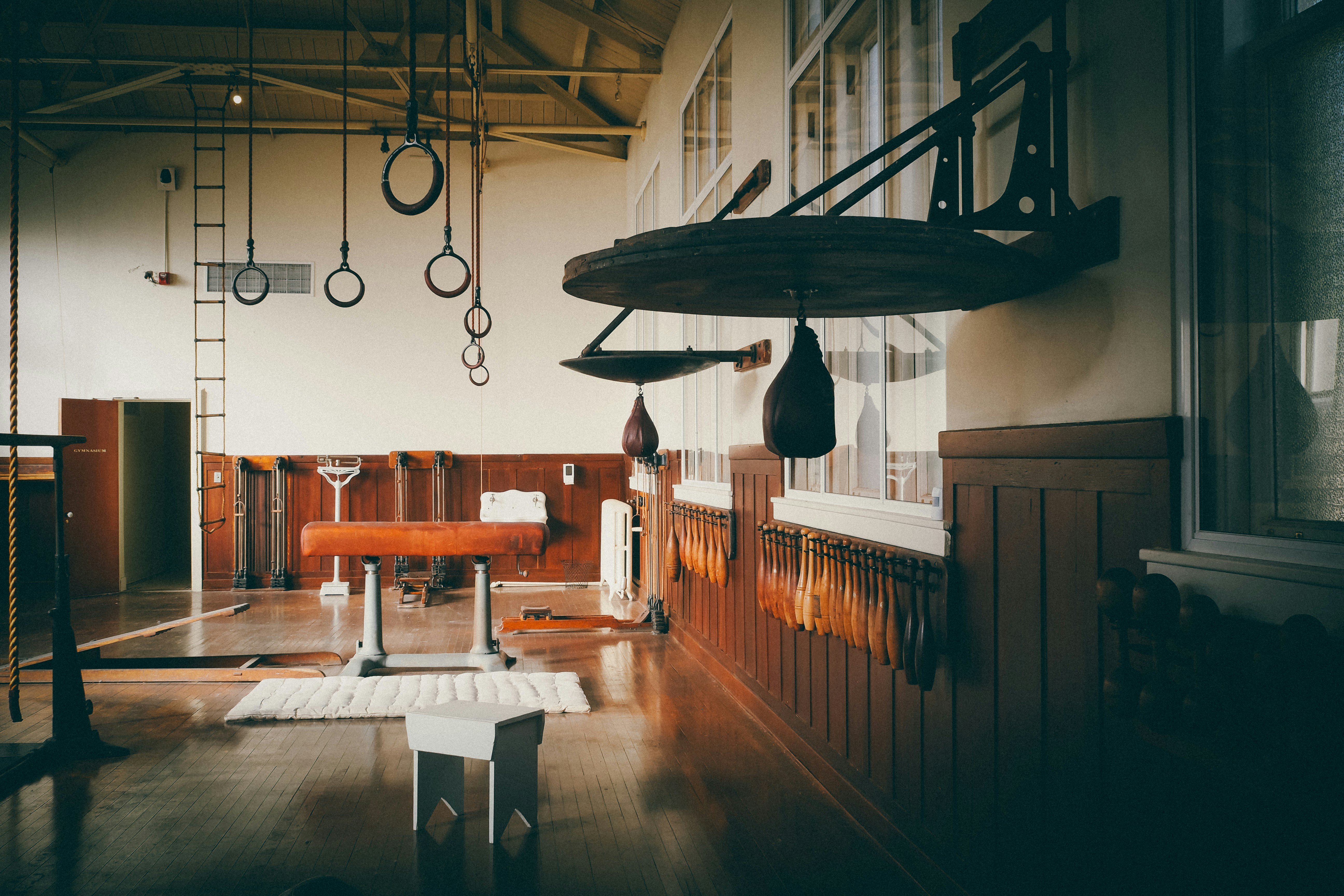 A room filled with lots of wooden furniture