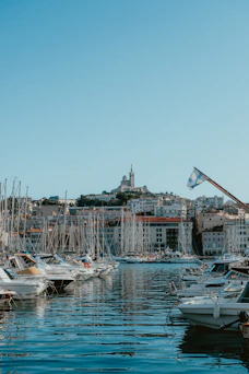 A harbor filled with lots of small boats