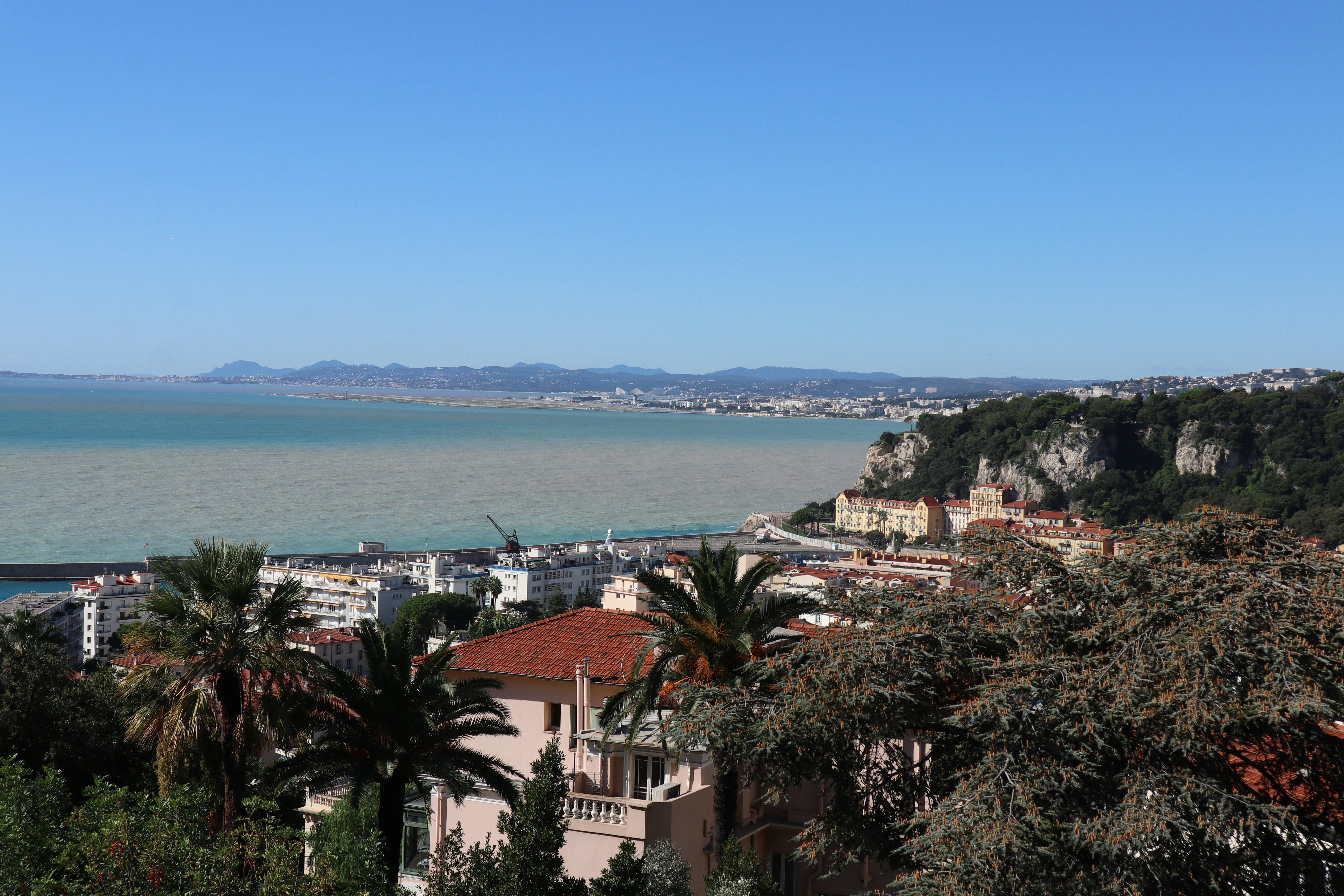 A view of a city and a body of water