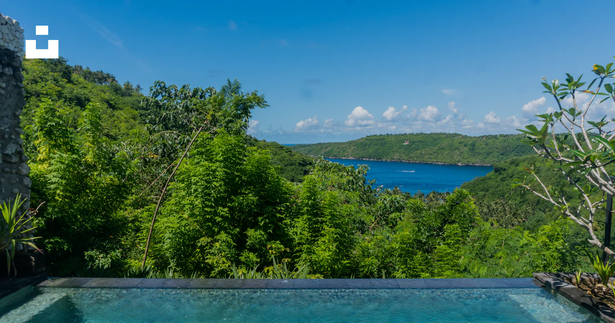 Google Images Pool A swimming pool with a view of a lake photo – Free Infinity pool Image ...
