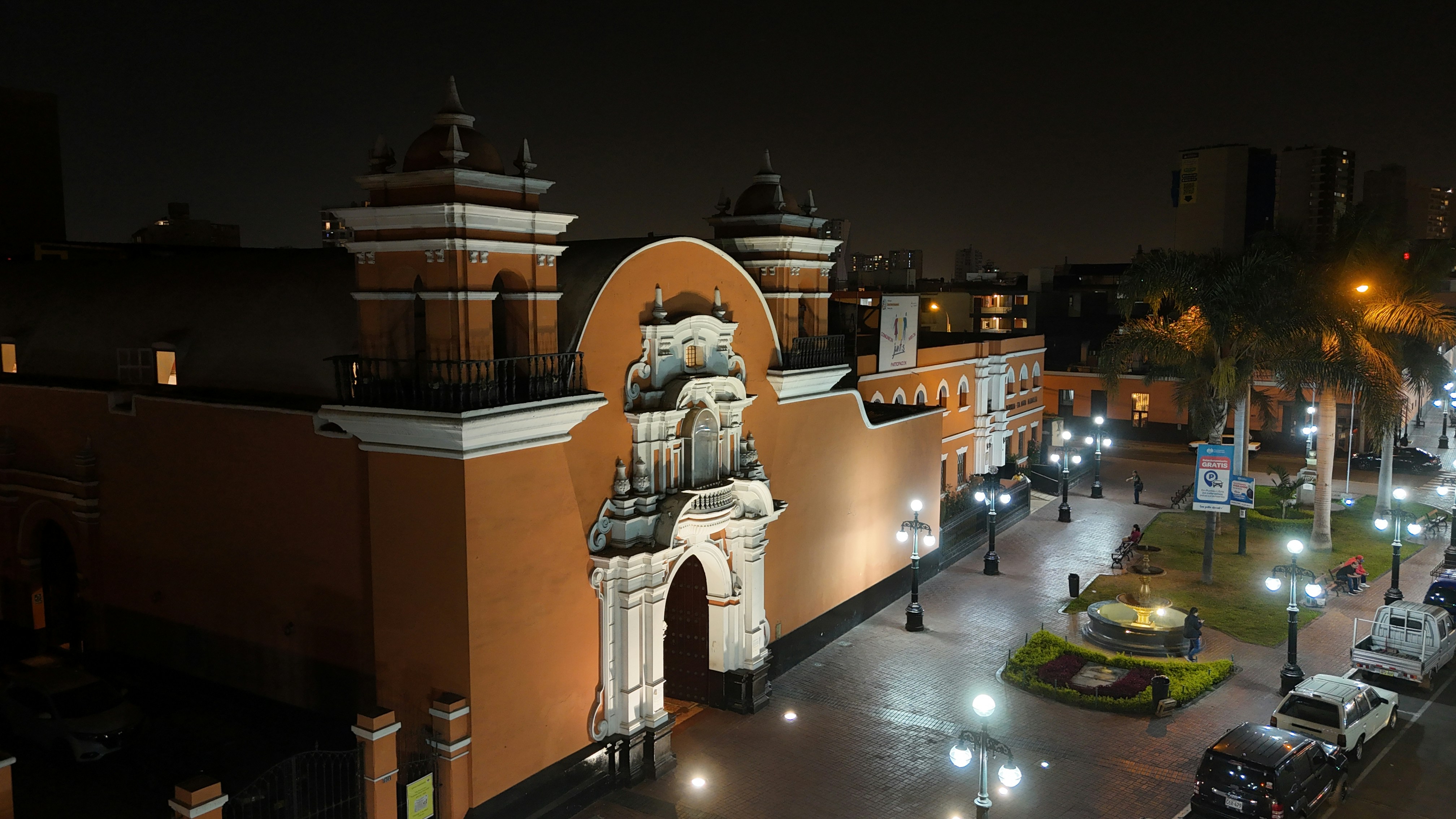 Santa María Magdalena in Pueblo Libre, Lima Peru, is the oldest rural church in the city. It was constructed in 1557. And the interior of the church is covered in gold leaf. Santa María Magdalena is steps from Antigua Taberna Queirolo, the oldest restaurant and bar in Lima. It's also less than 100 meters from Boulevard del Criollismo, La Cruz del Viajero (cross of the traveler), National Museum of the Archaeology, Anthropology, and History of Peru (oldest museum in Peru) and Quinta de los Libertadores (Magdalena Palace).