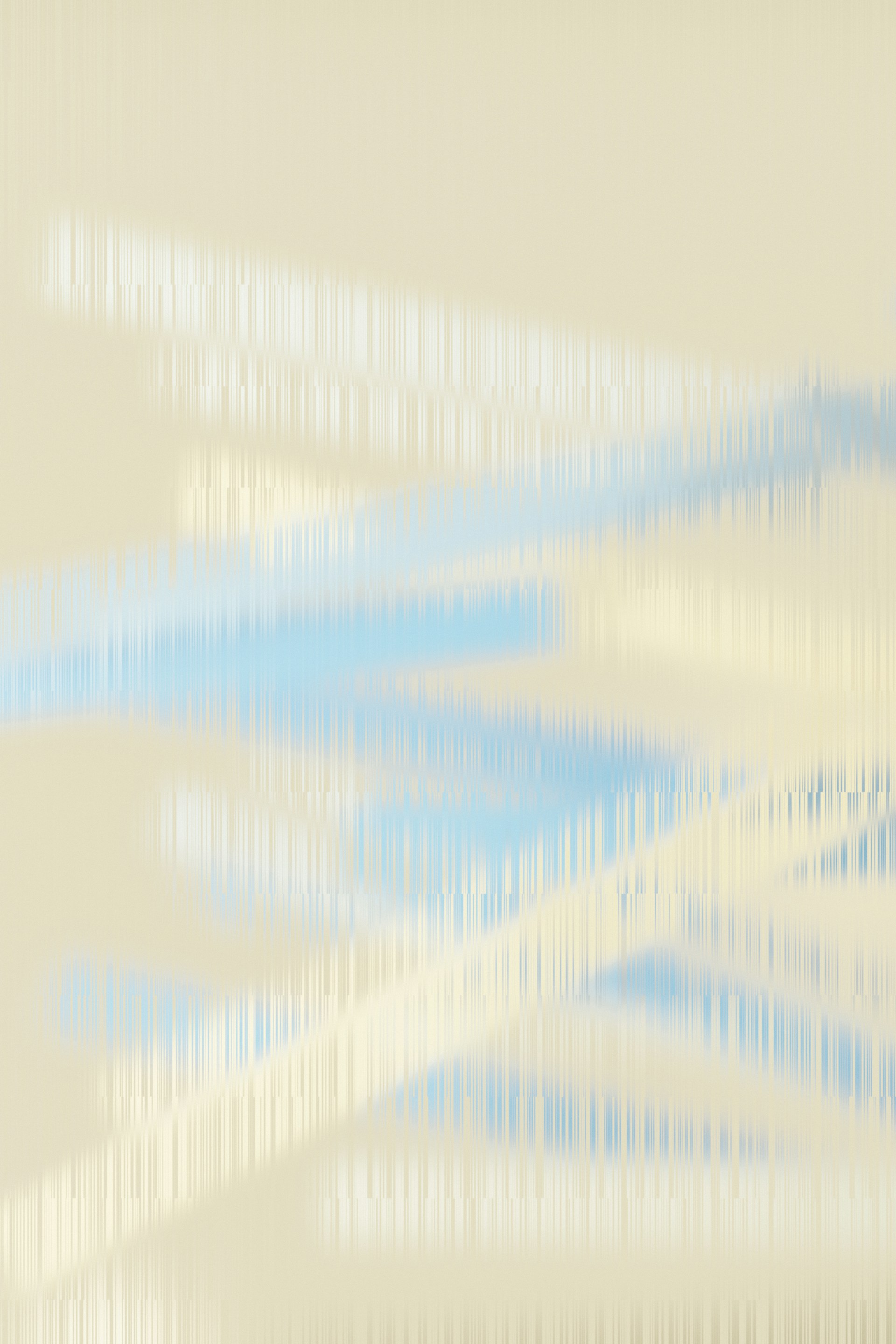 A blurry photo of a white and blue sky