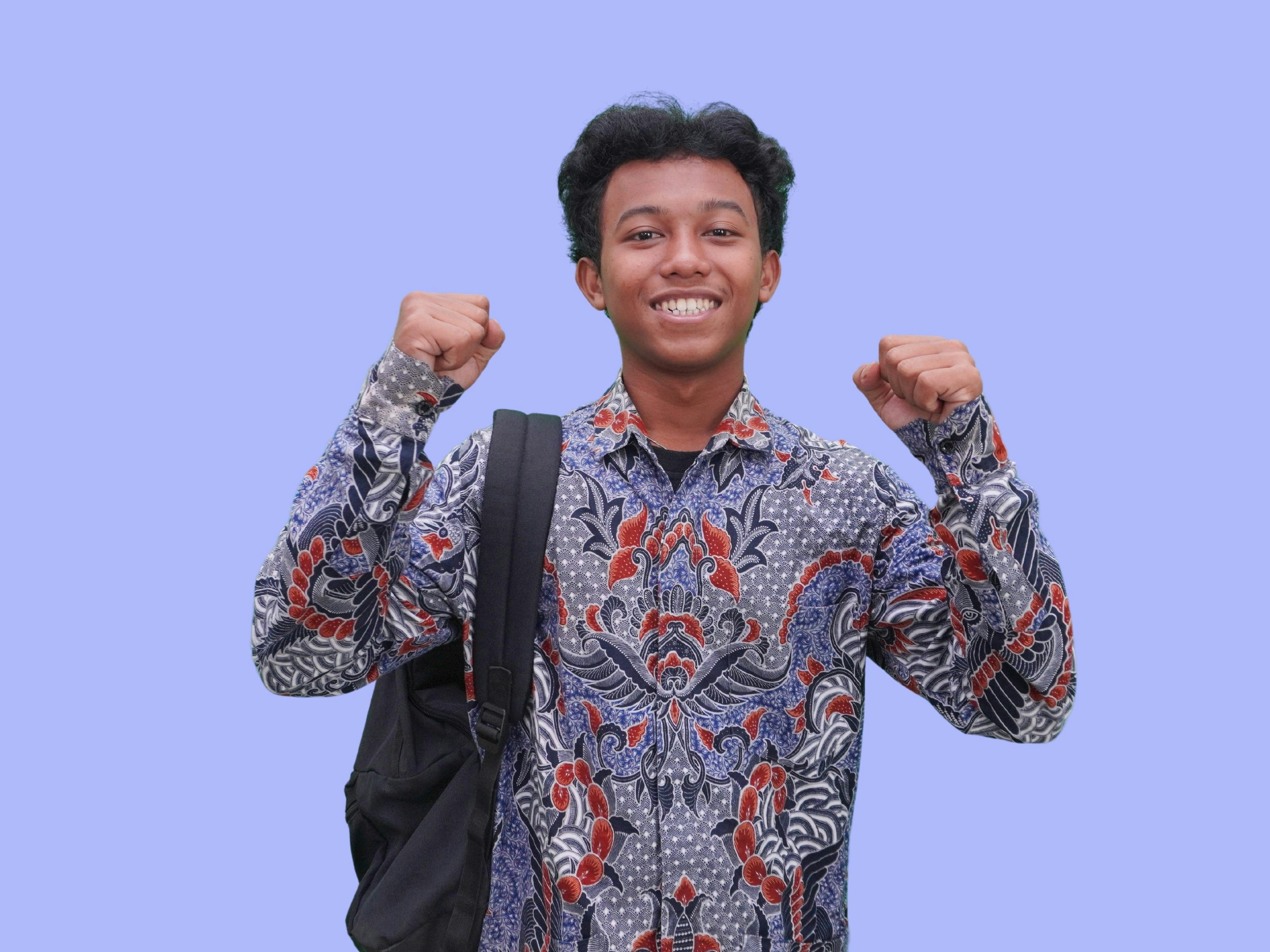 Students cheering up