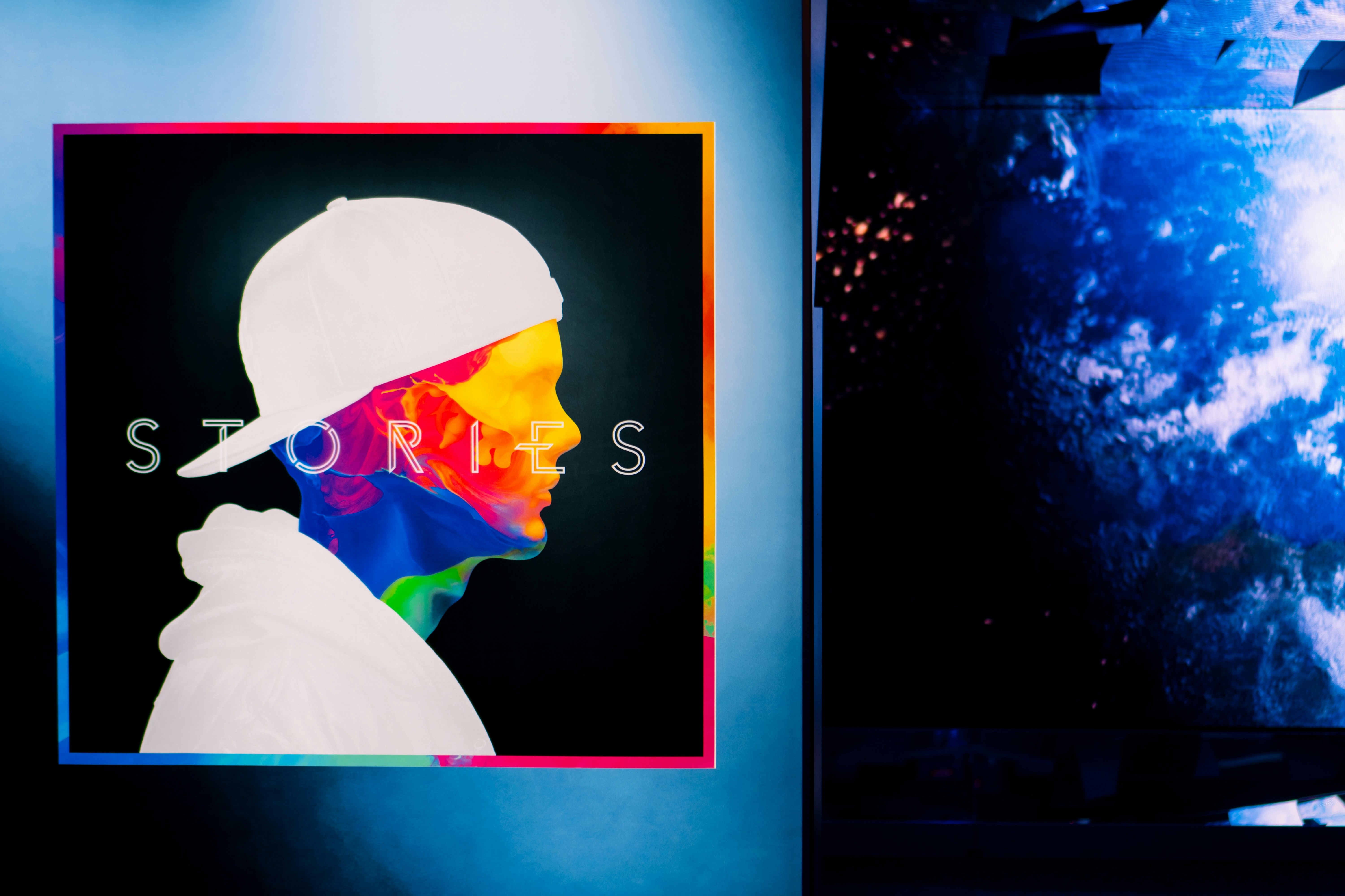 A picture of a person with a hat on