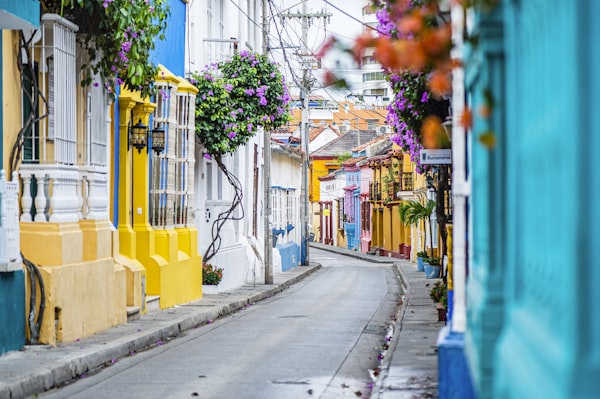 Royal Mile cobblestone street with medieval architecture