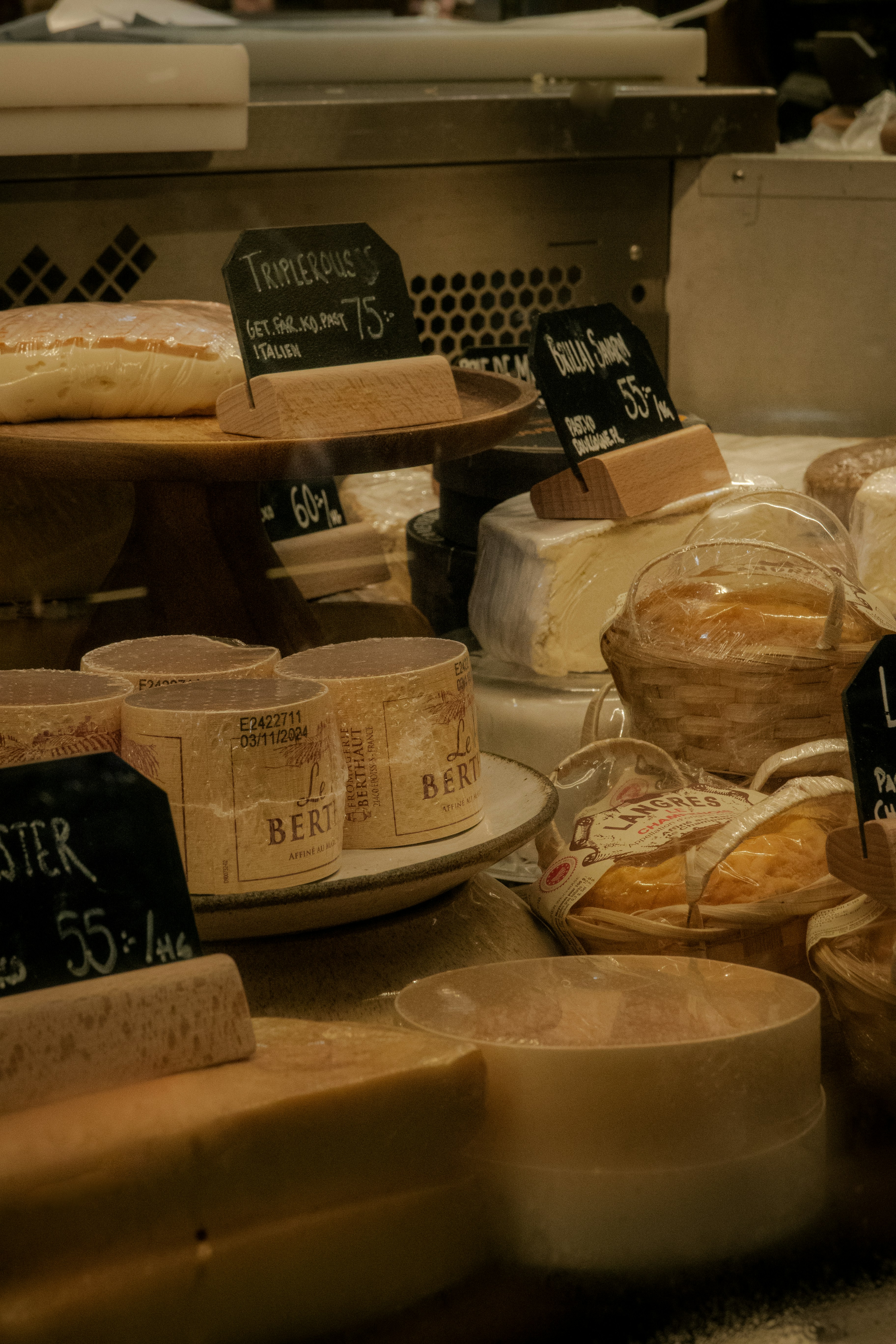 A bunch of food that is on a table