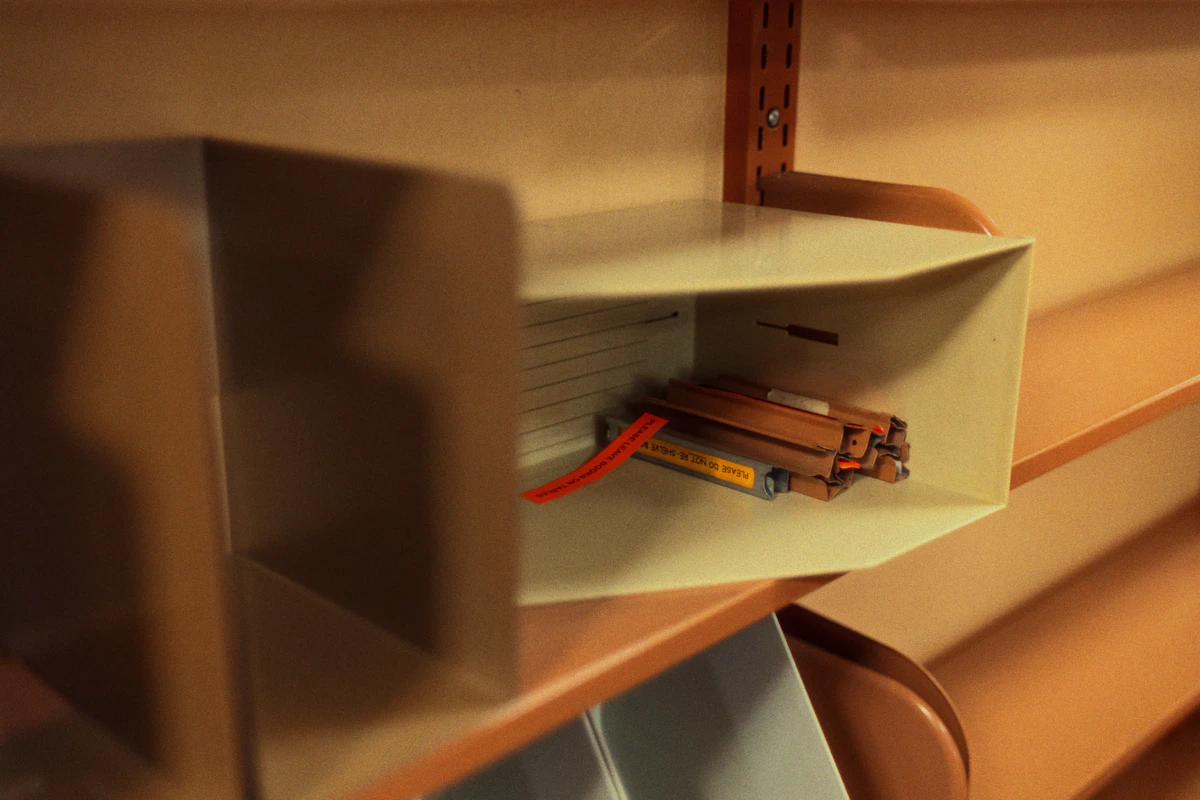 Custom wood closet shelving