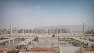 A view of a city with a lot of buildings