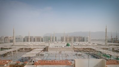 A view of a city with a lot of buildings