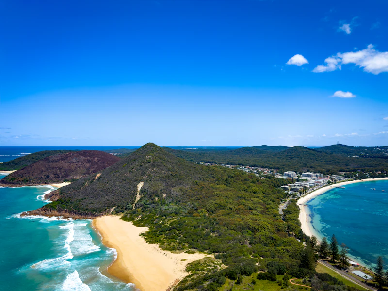 Bay and headland at Port Stephens