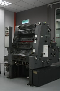 A large machine in a large room