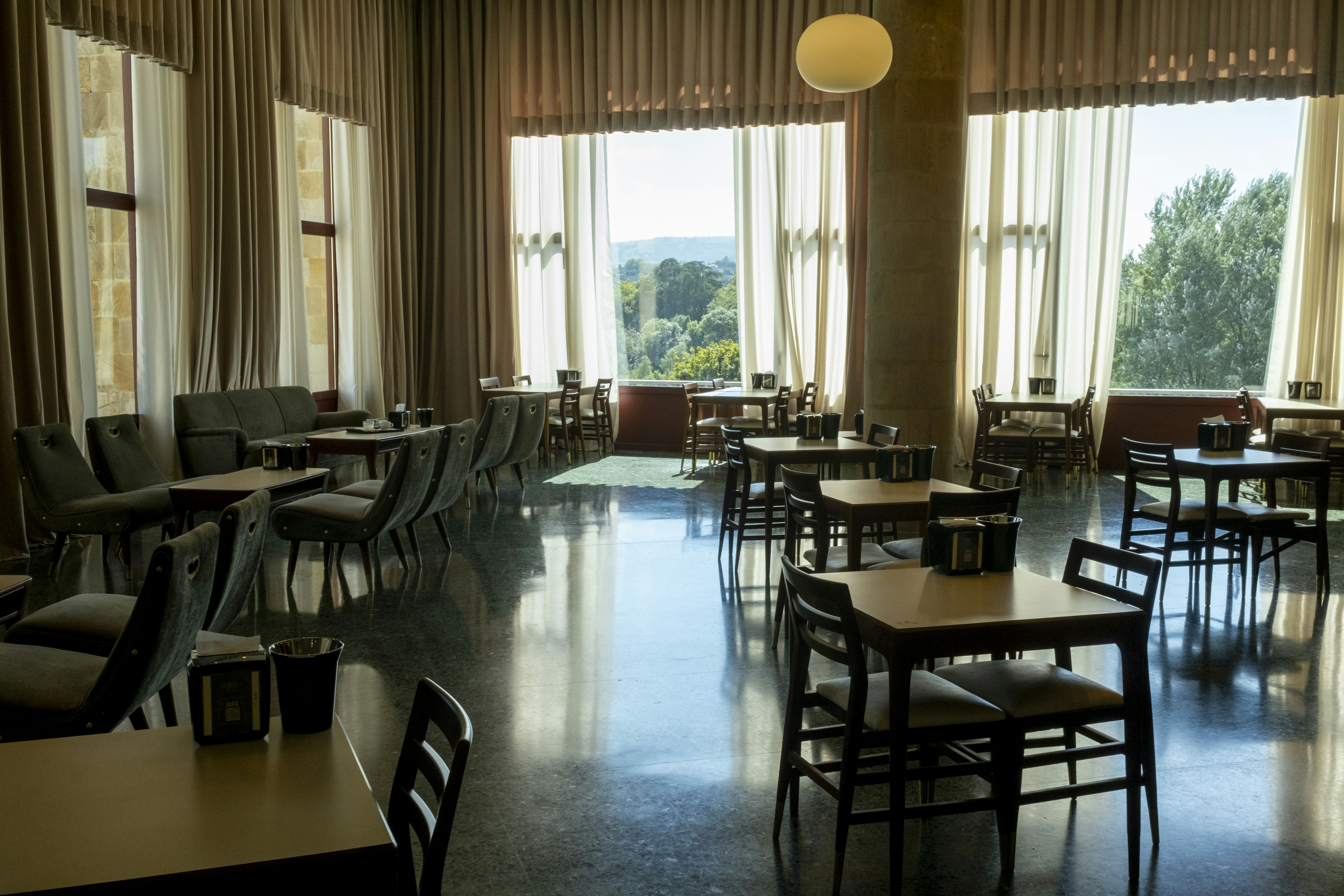 Edgewater restaurant interiors showcasing diverse dining atmospheres - edgewater food