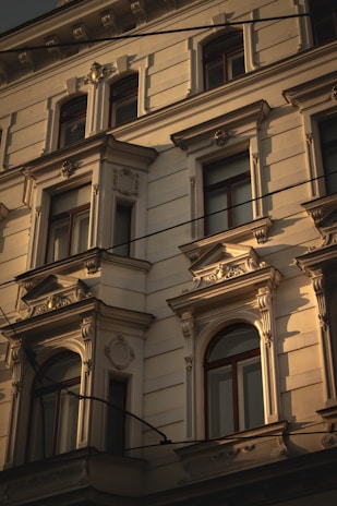 A building with a clock on the front of it