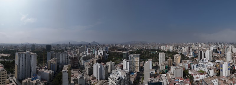 Vista aérea de Lima