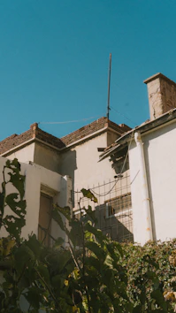 A building with a clock on the side of it