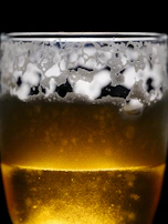 A close up of a glass of beer