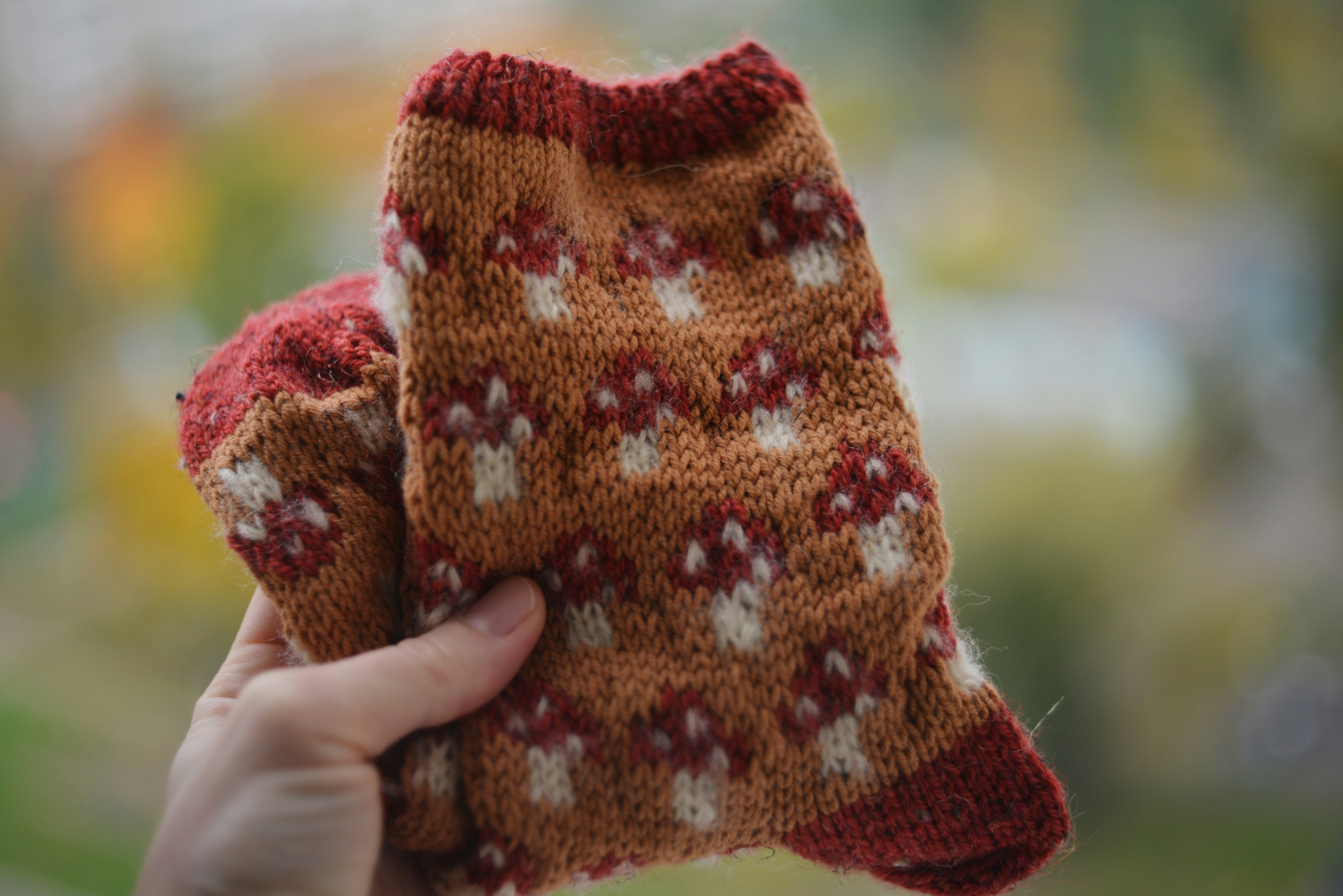 Cozy knit baby blanket