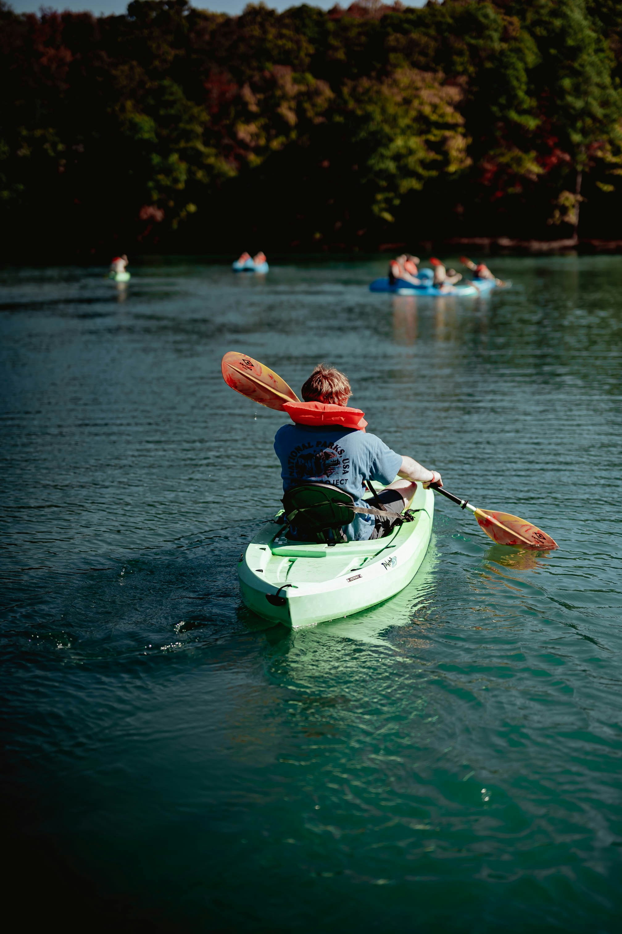 An intense water-based workout session.