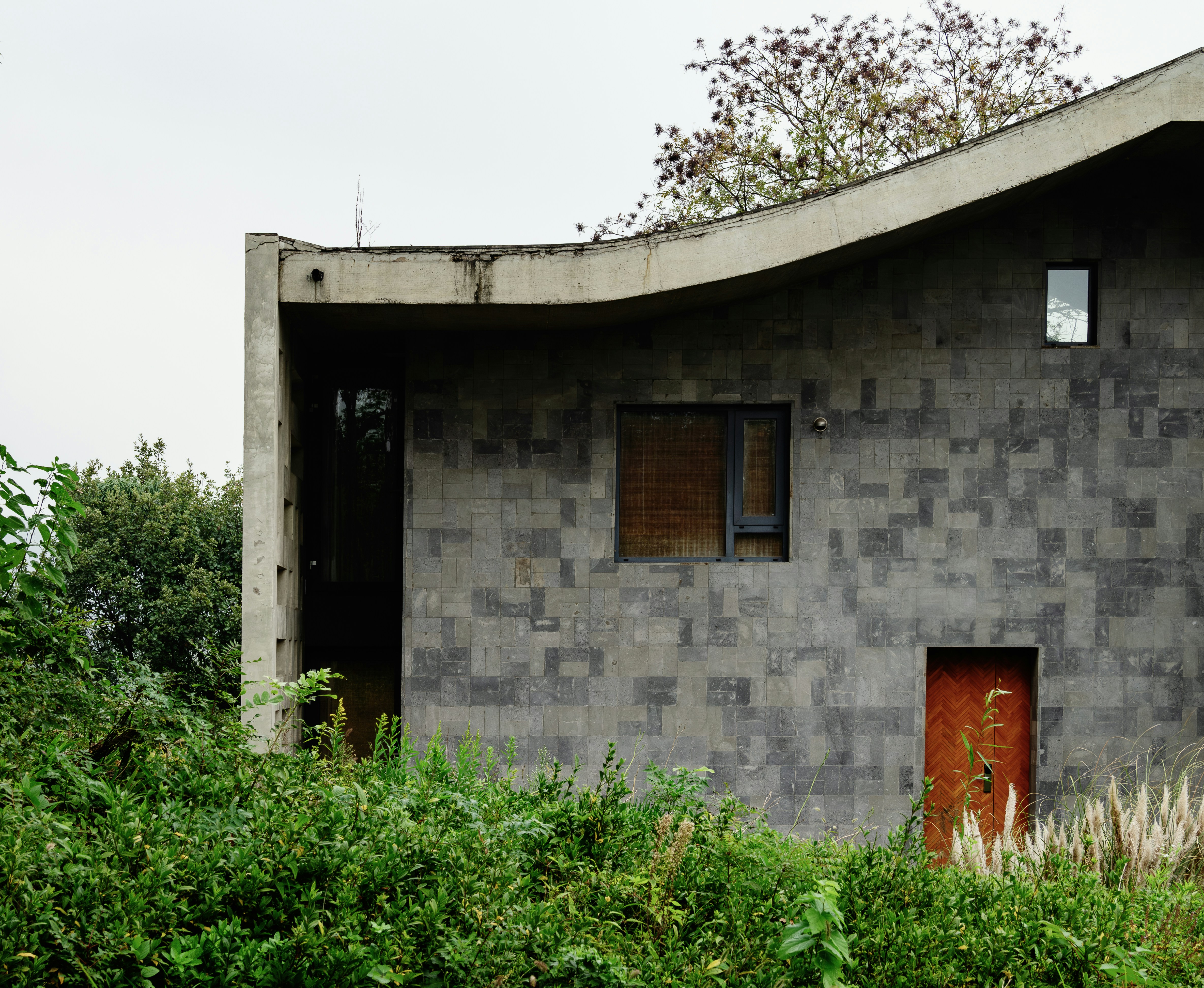 Modern architectural house