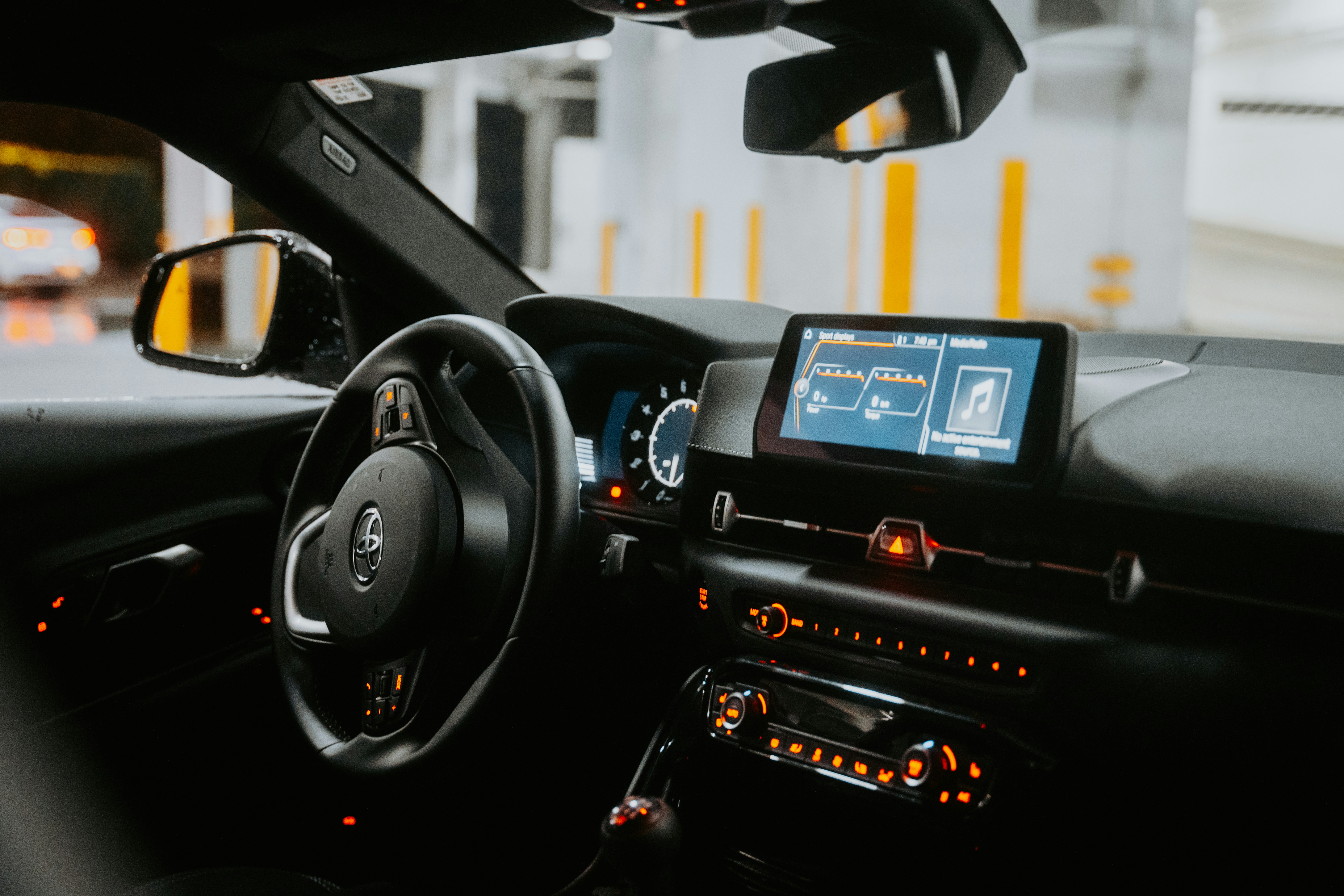 Rivian R1T digital instrument cluster showing battery state of charge and estimated range