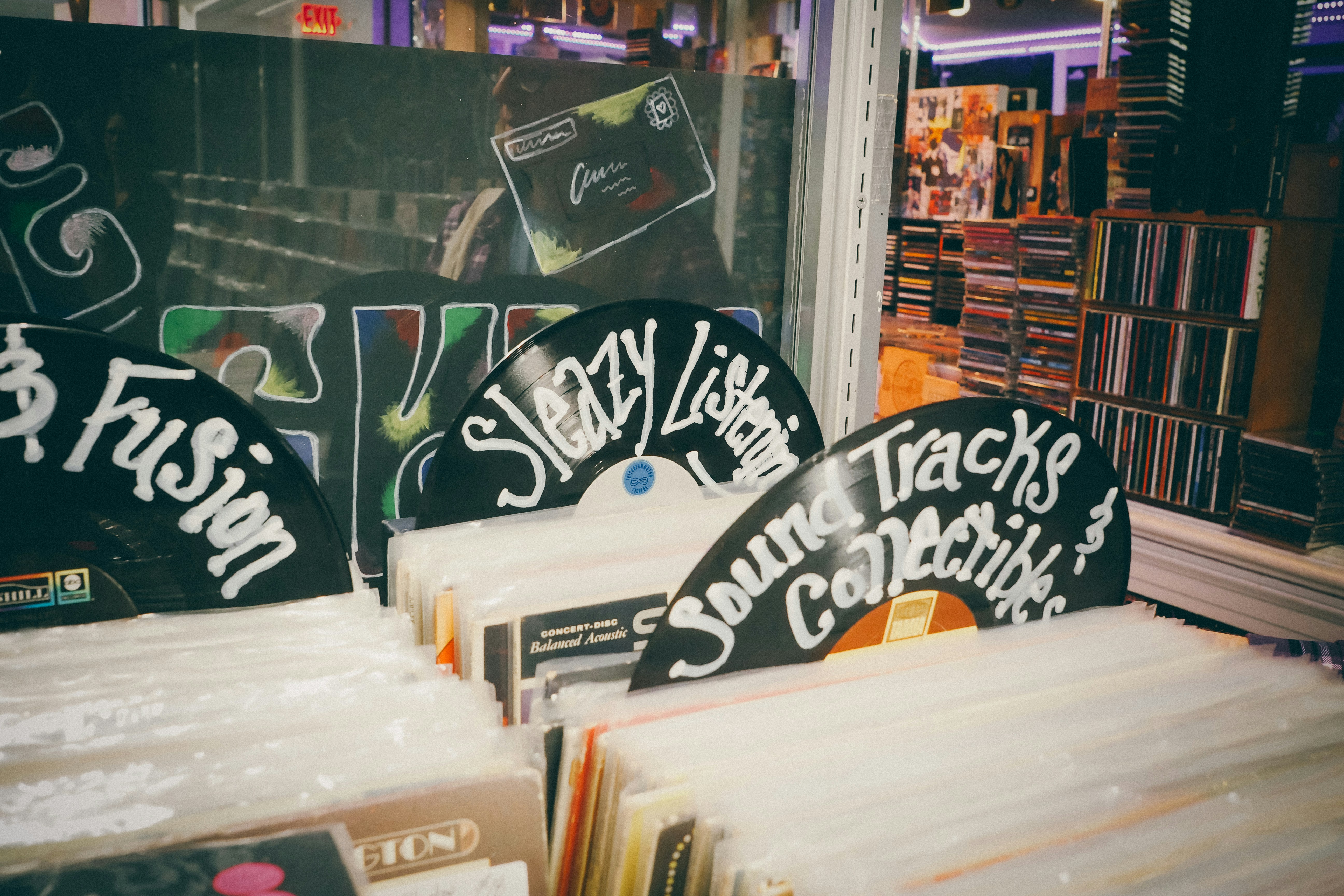 Sleazy Listening section at the record shop