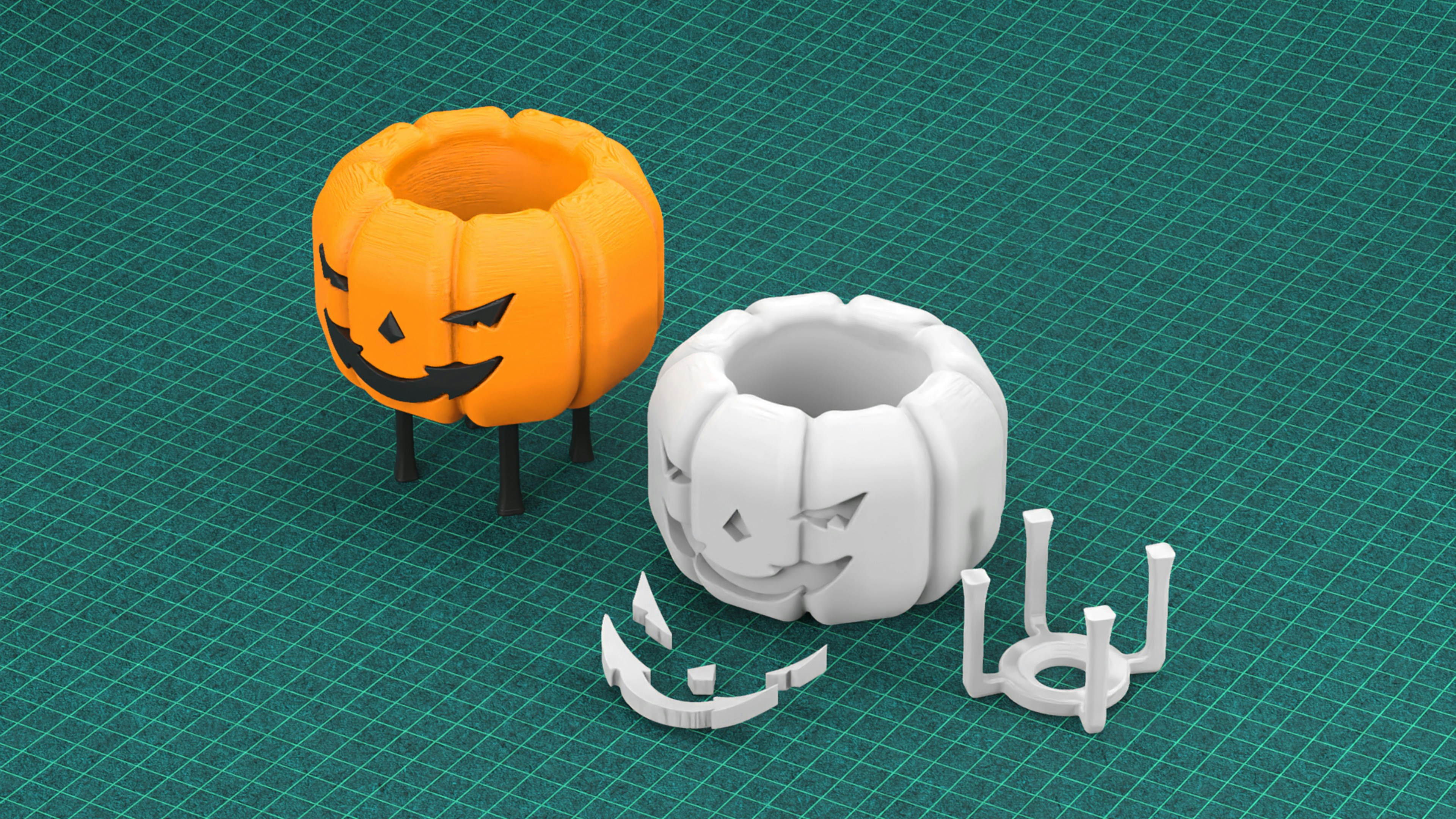 Halloween 3D printer setup