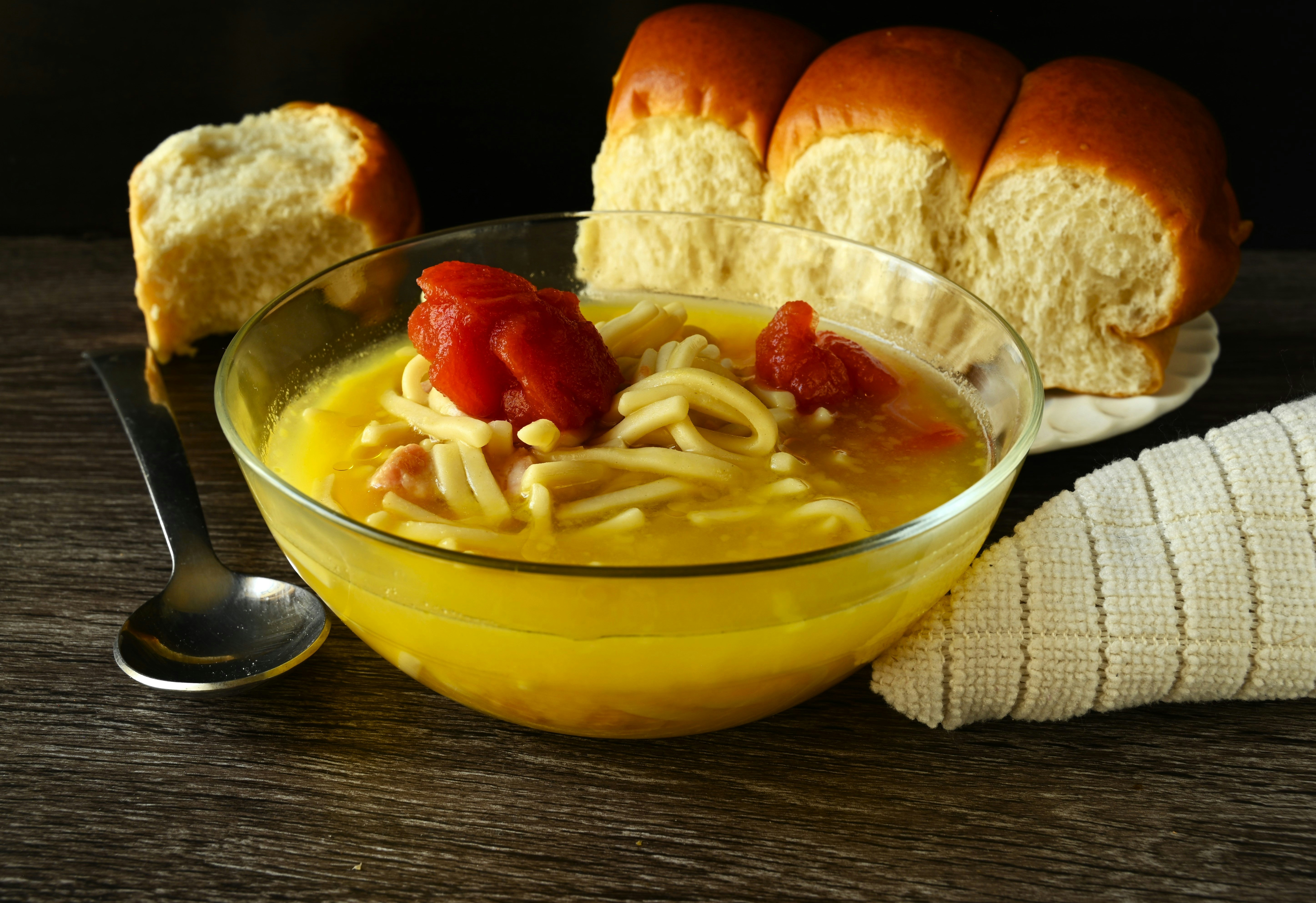 Sopa De Fideos Con Pollo