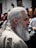 A man with a long white beard and a long white beard