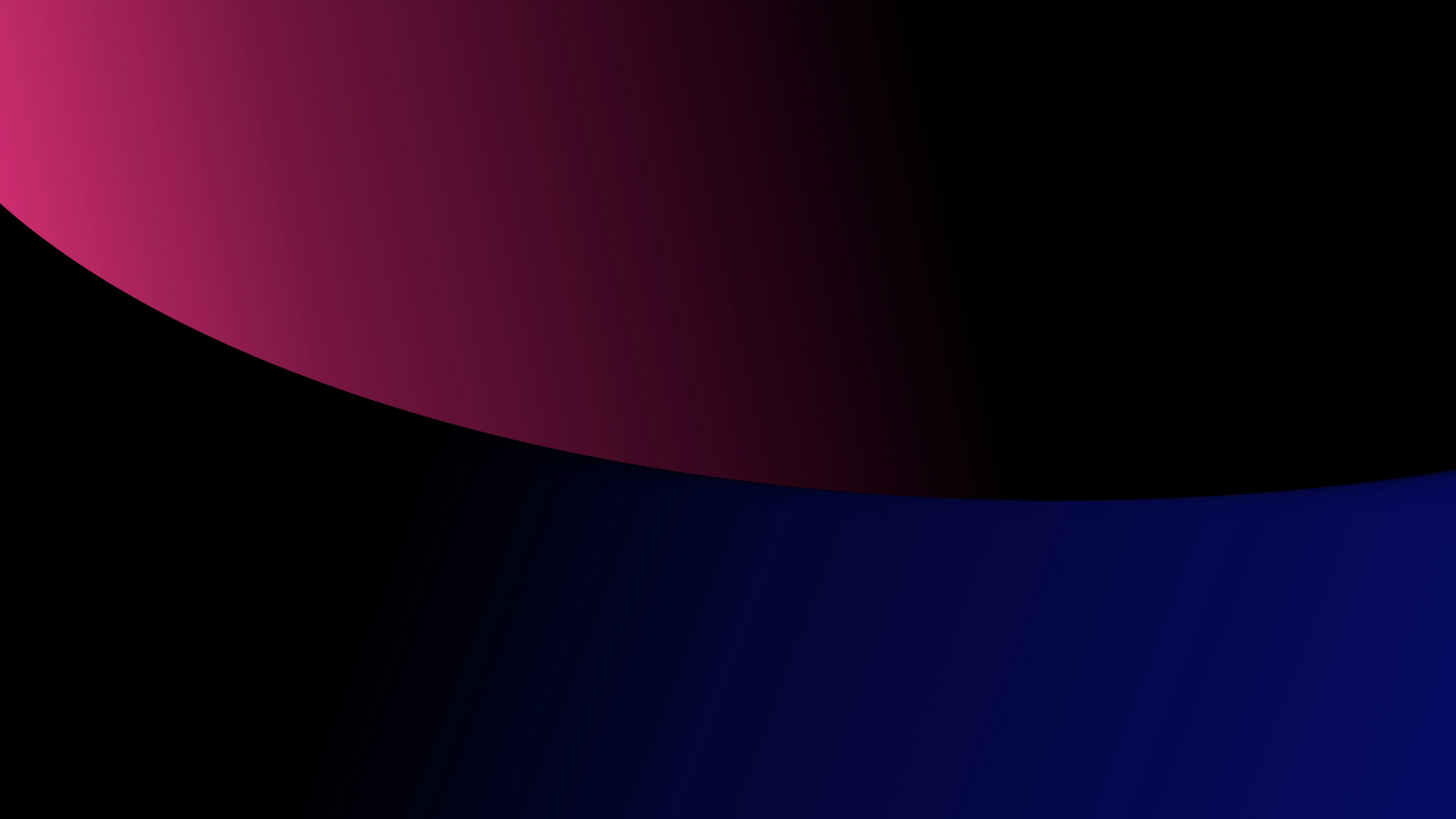 분홍색과 파란색 원이 있는 검은색 배경