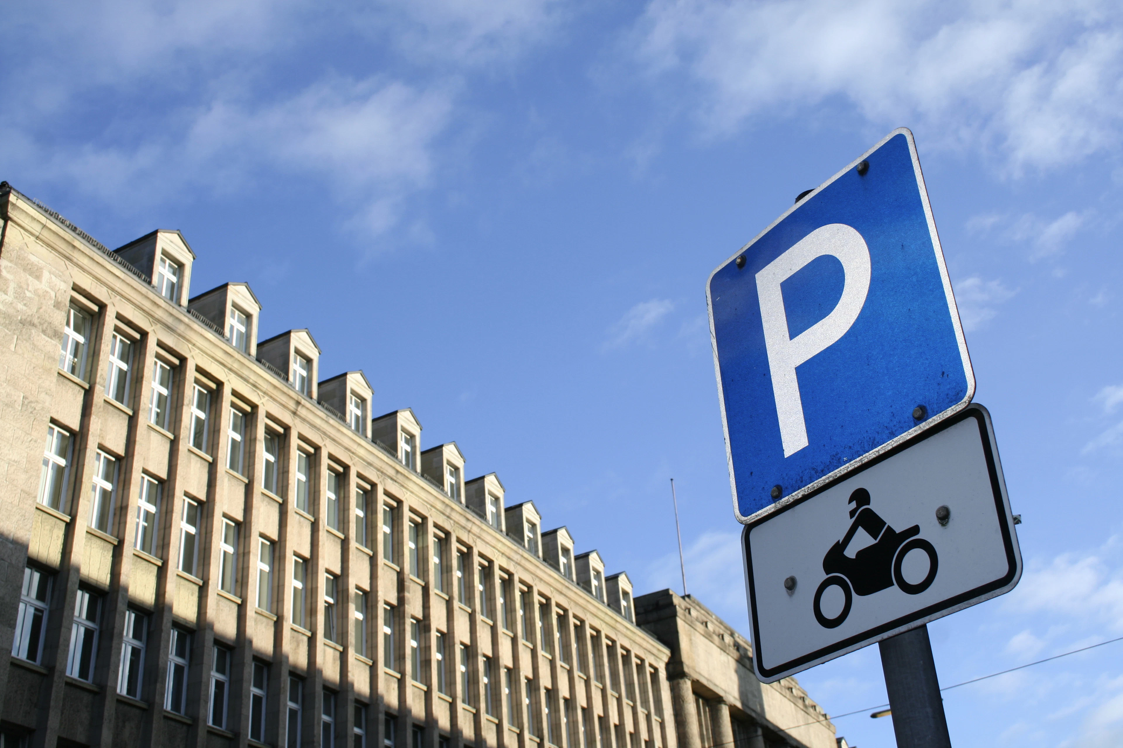 Motorradplatz im Seefeld, Zürich