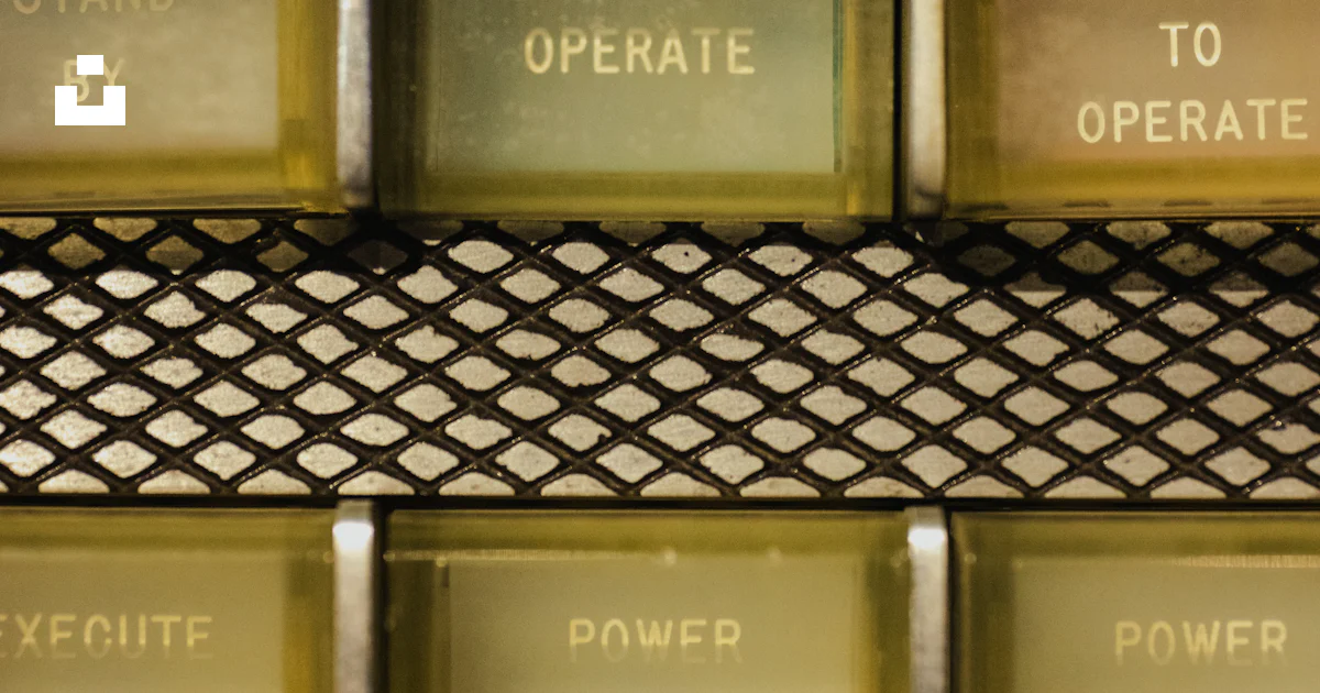 A close up of a computer keyboard with different types of buttons photo ...