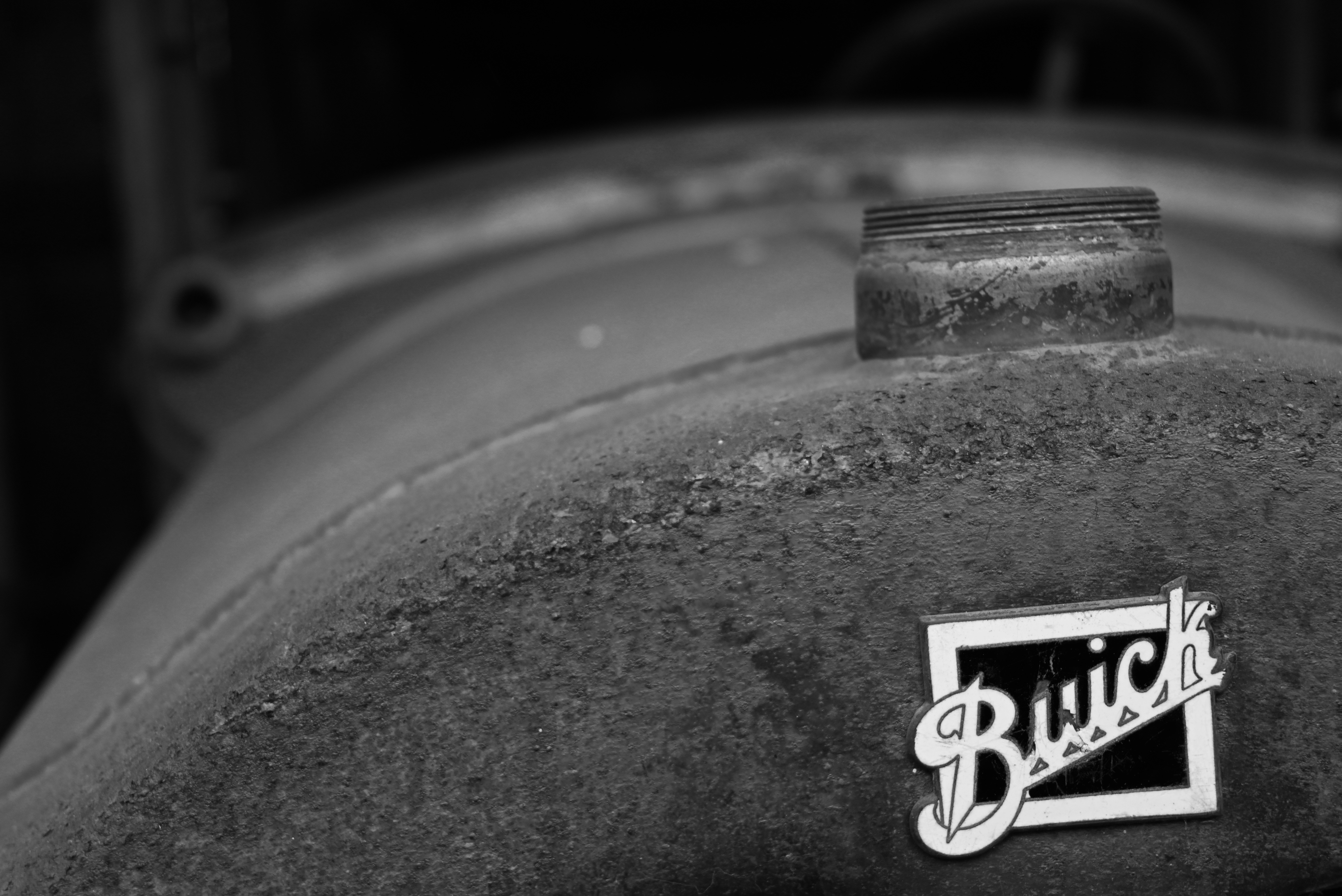 A black and white photo of a fire hydrant